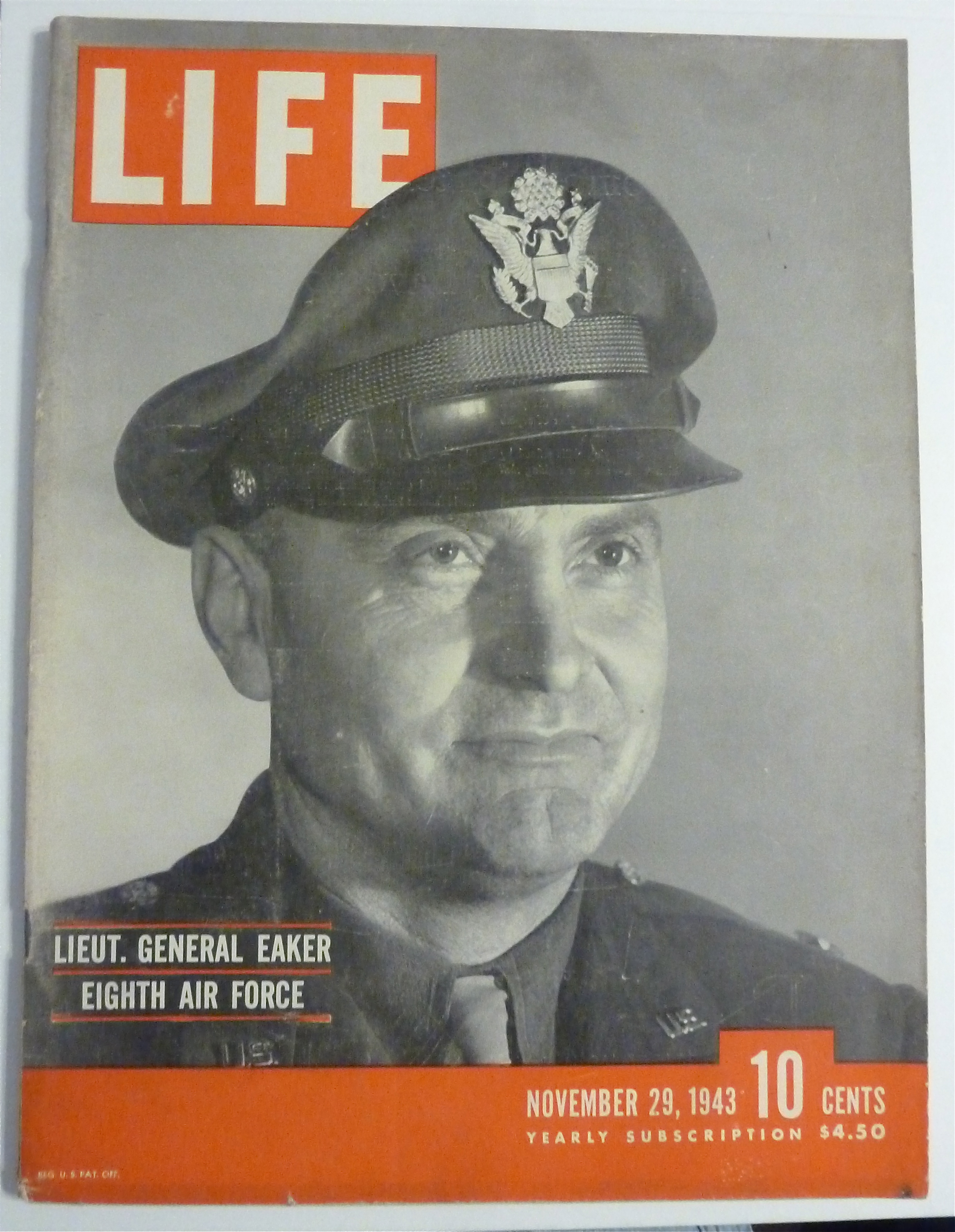Life Magazine-November 29, 1943-Lt General Eaker