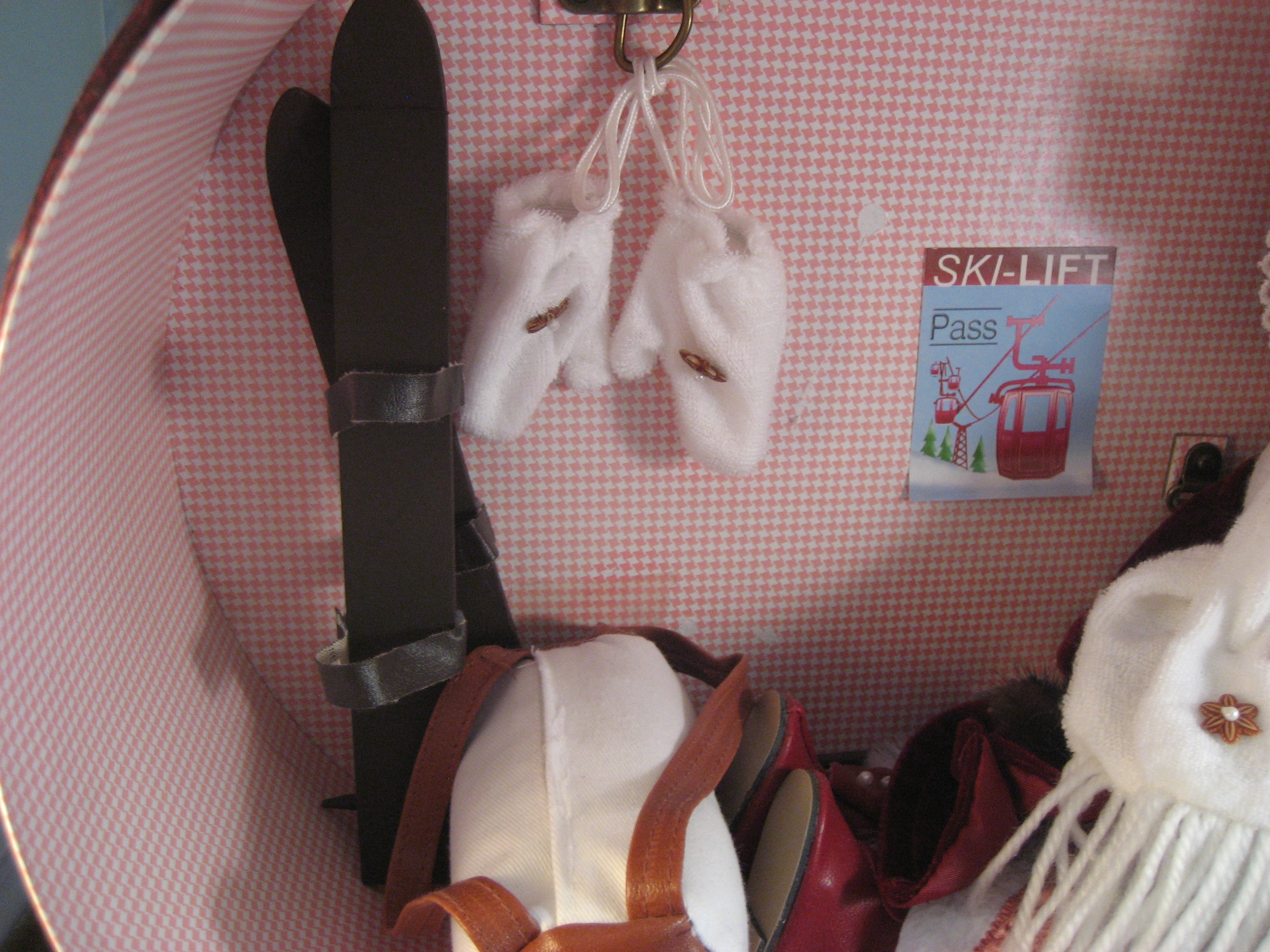 Porcelain Peggy Doll and Case