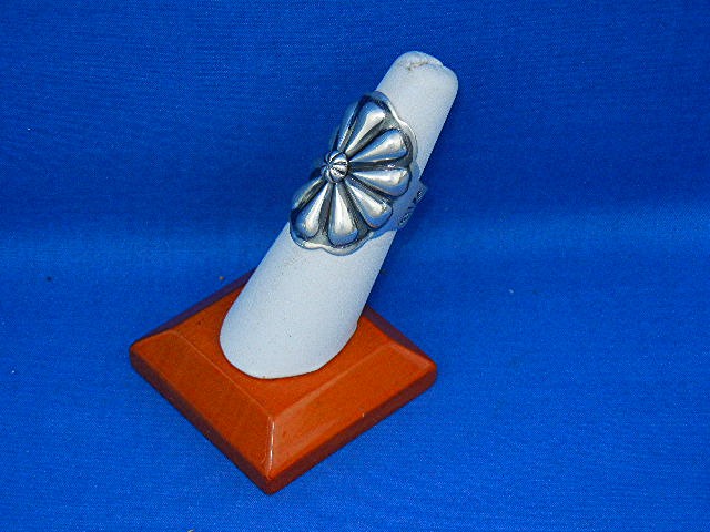Navajo Sterling Silver Saddle Ring Donovan Cadman