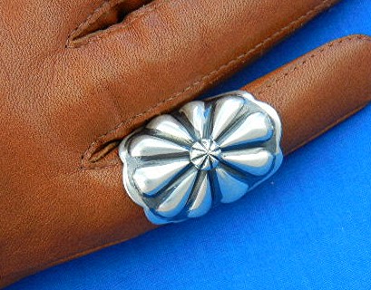 Navajo Sterling Silver Saddle Ring Donovan Cadman