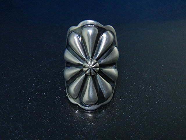 Navajo Sterling Silver Saddle Ring Donovan Cadman