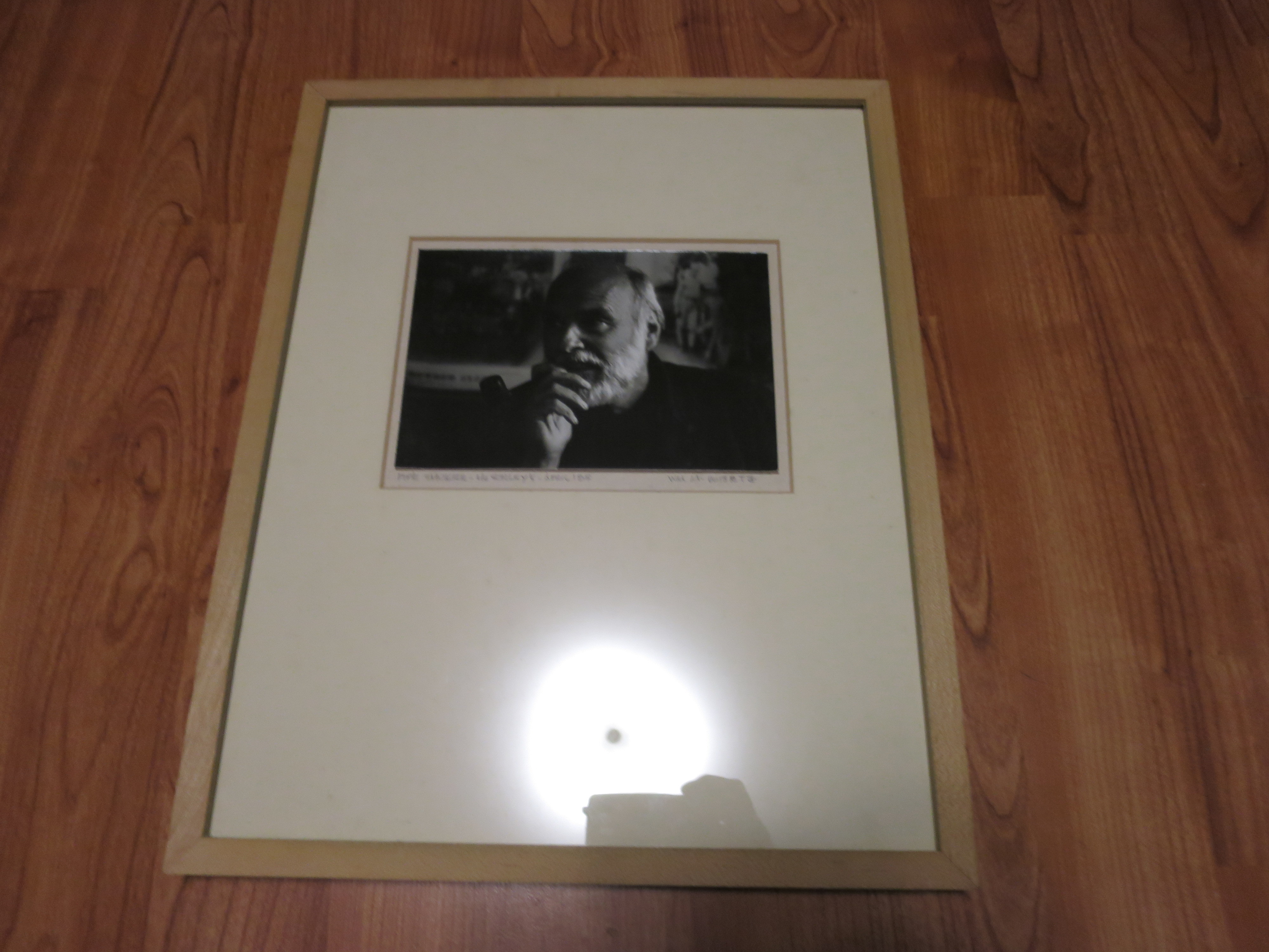 Pipe Smoker Photograph McSorley's April 1 85 Wm M Dubetz framed