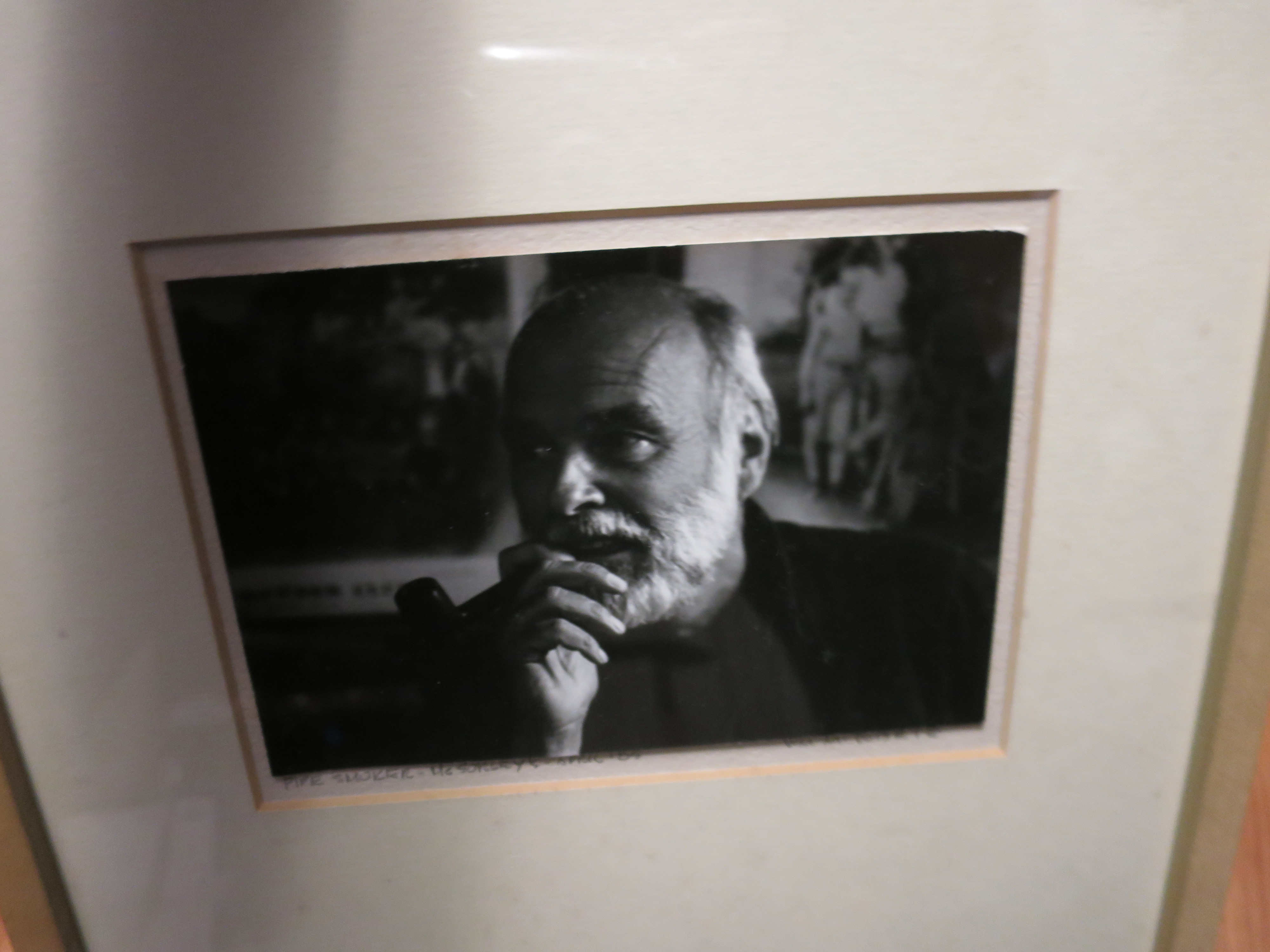 Pipe Smoker Photograph McSorley's April 1 85 Wm M Dubetz framed