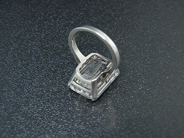 Rock Crystal Sterling Silver Ring