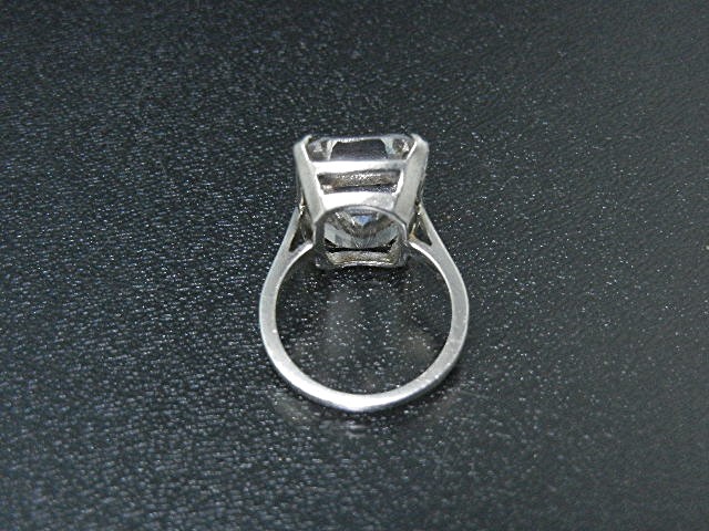 Rock Crystal Sterling Silver Ring