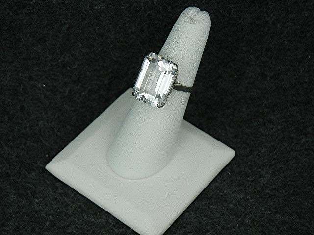 Rock Crystal Sterling Silver Ring