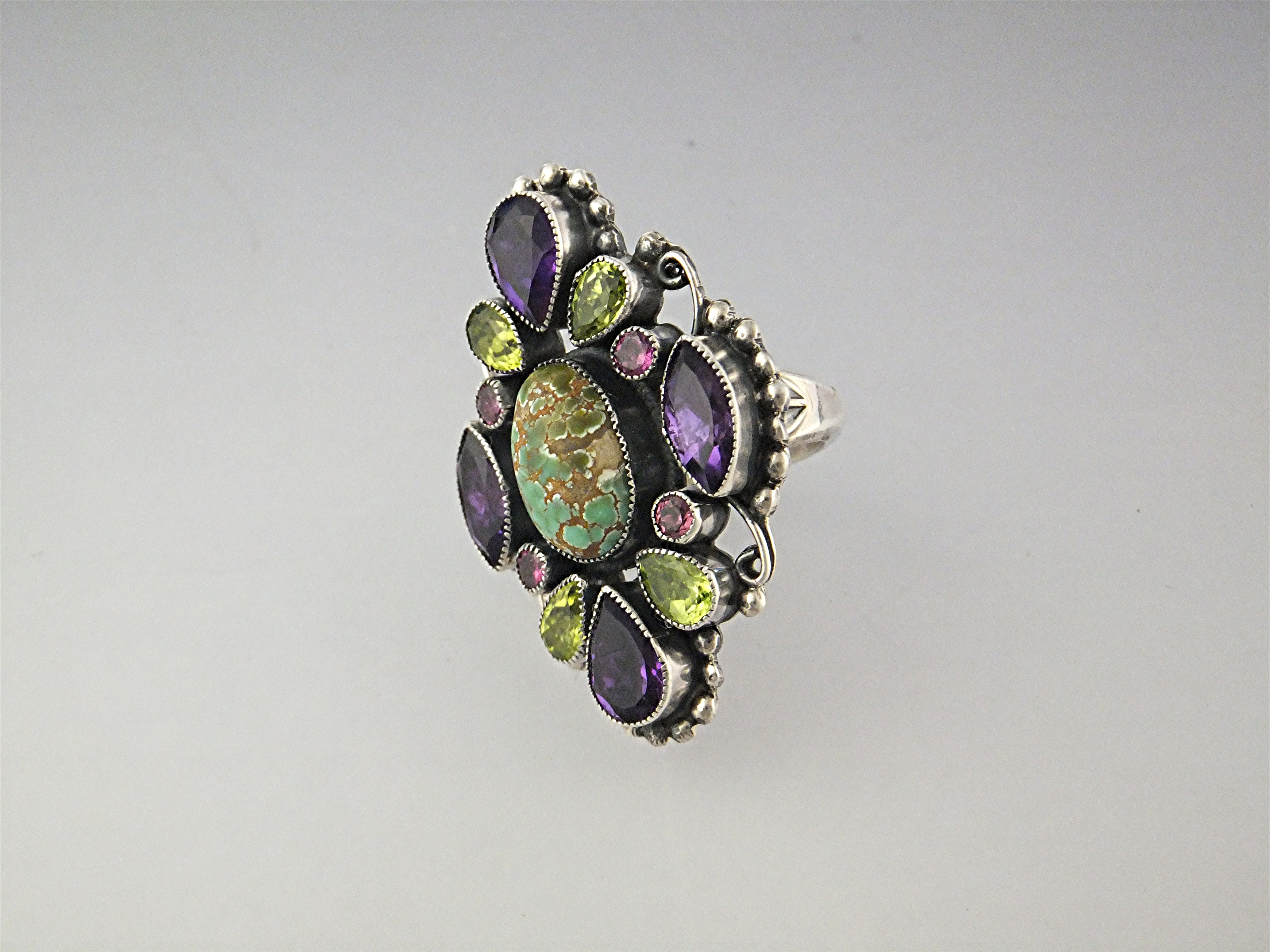 Carico Lake LEO FEENEY Gemstones Sterling Silver Ring