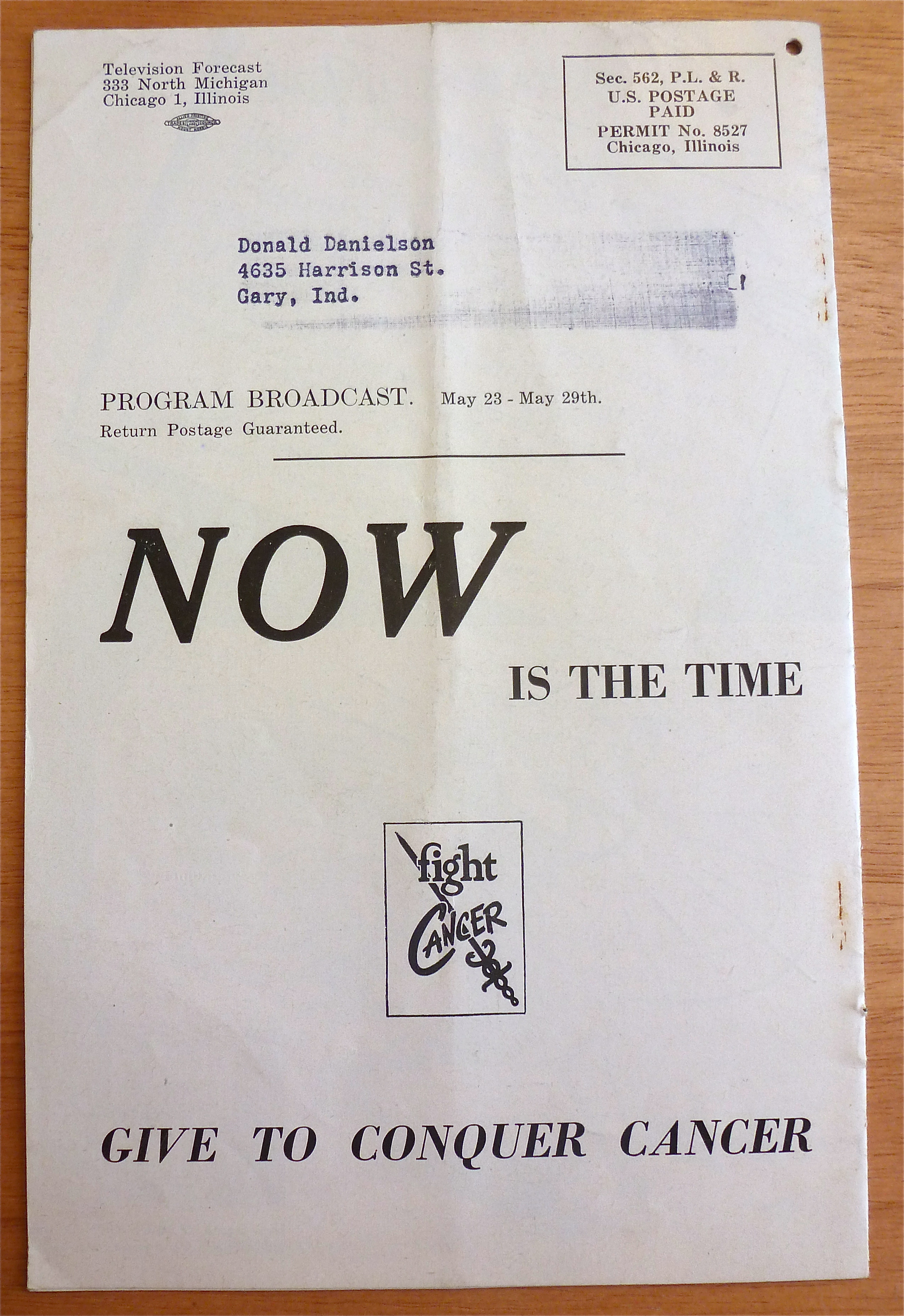 1948 Chicago Television Forecast Issue #3 Dick Baker