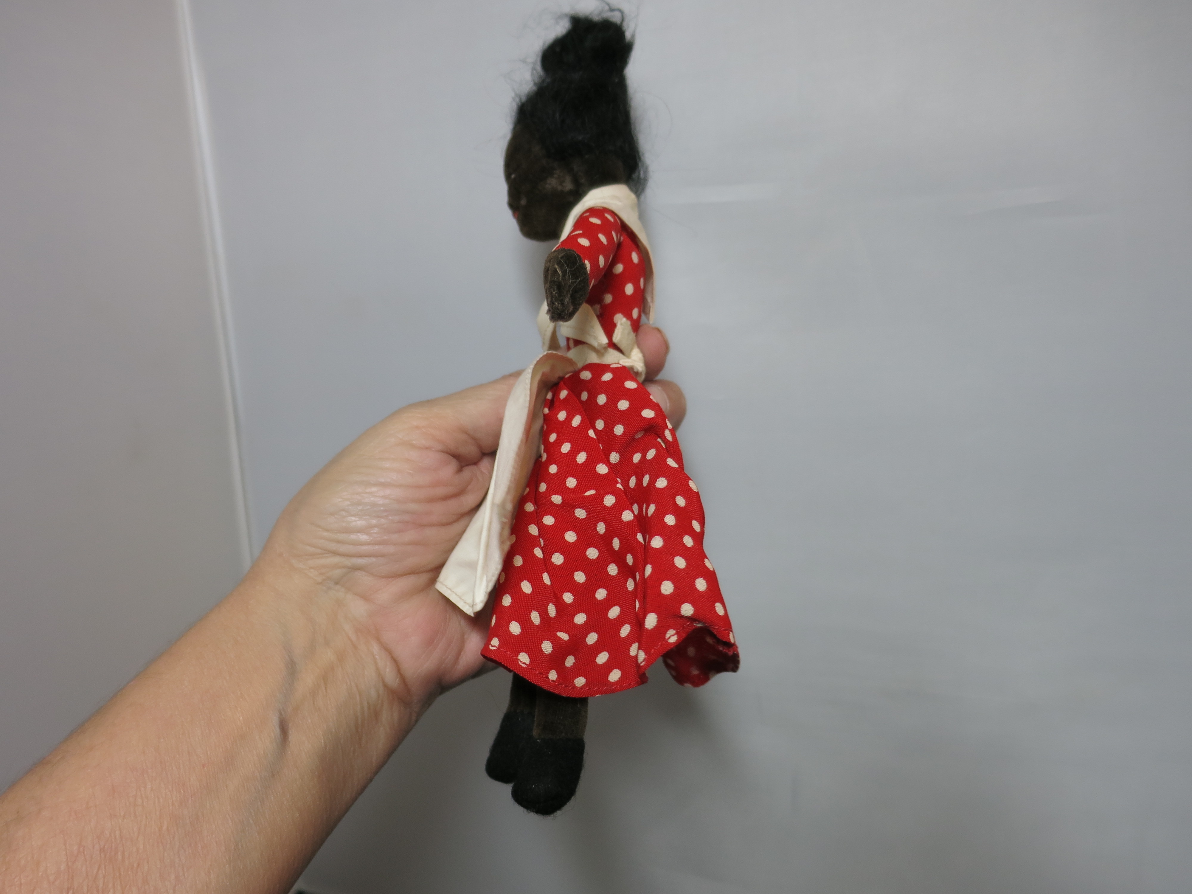 Norah Wellings Black African Doll 9 inch England