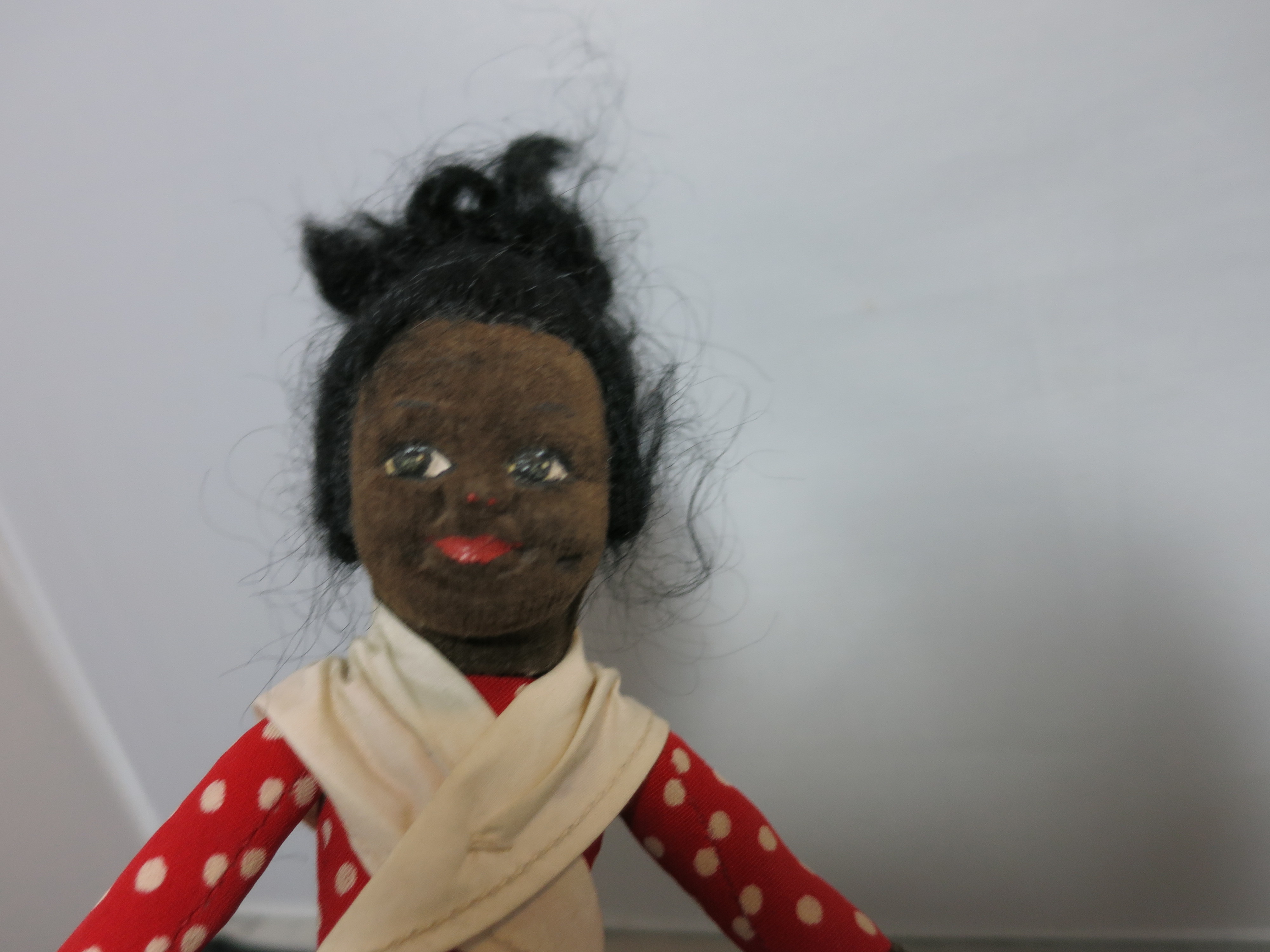 Norah Wellings Black African Doll 9 inch England