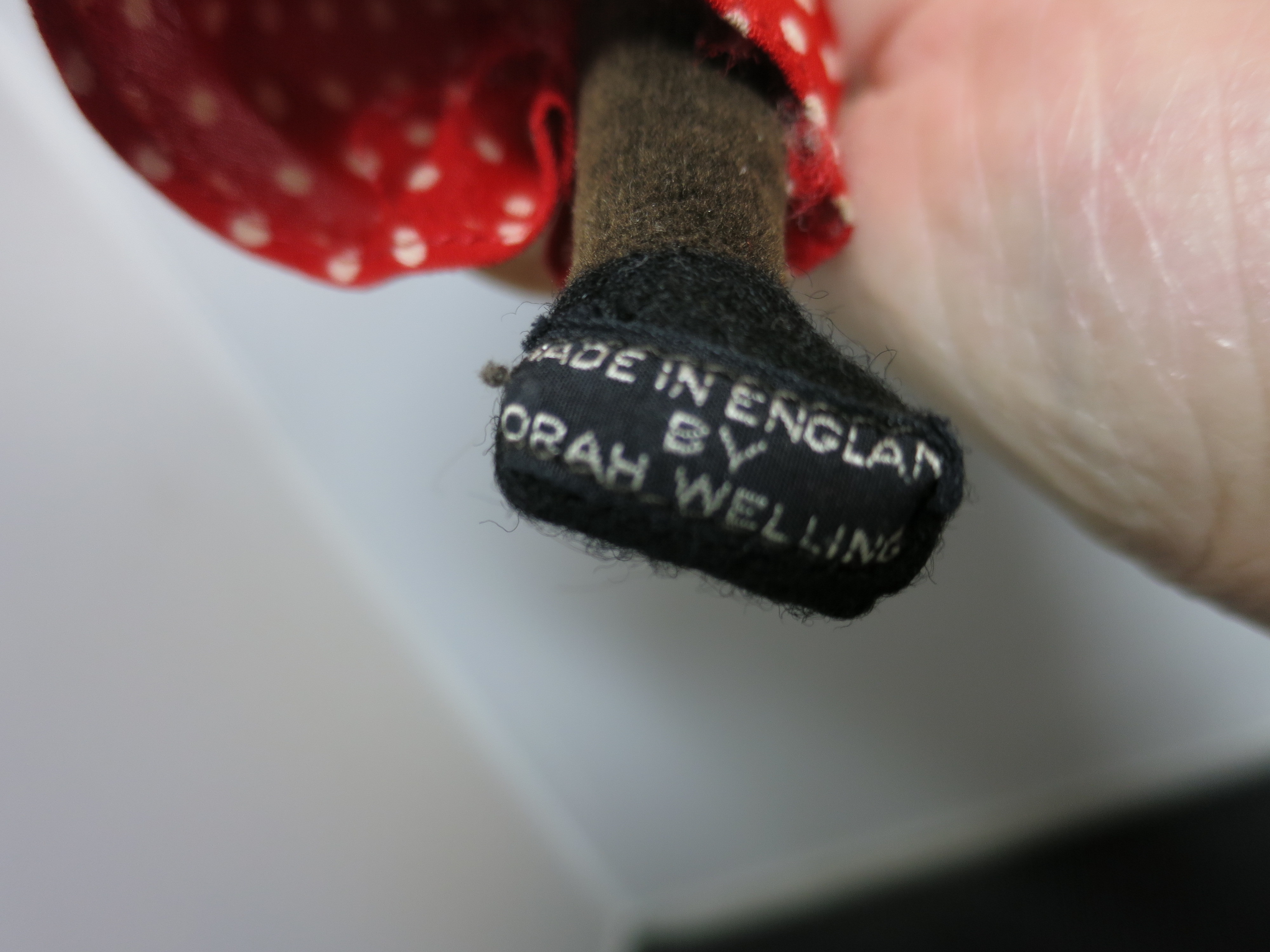 Norah Wellings Black African Doll 9 inch England