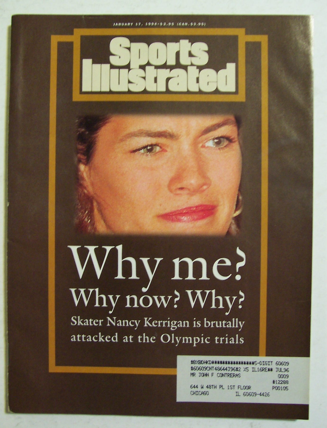 Sports Illustrated Magazine-Jan 17, 1994-Nancy Kerrigan
