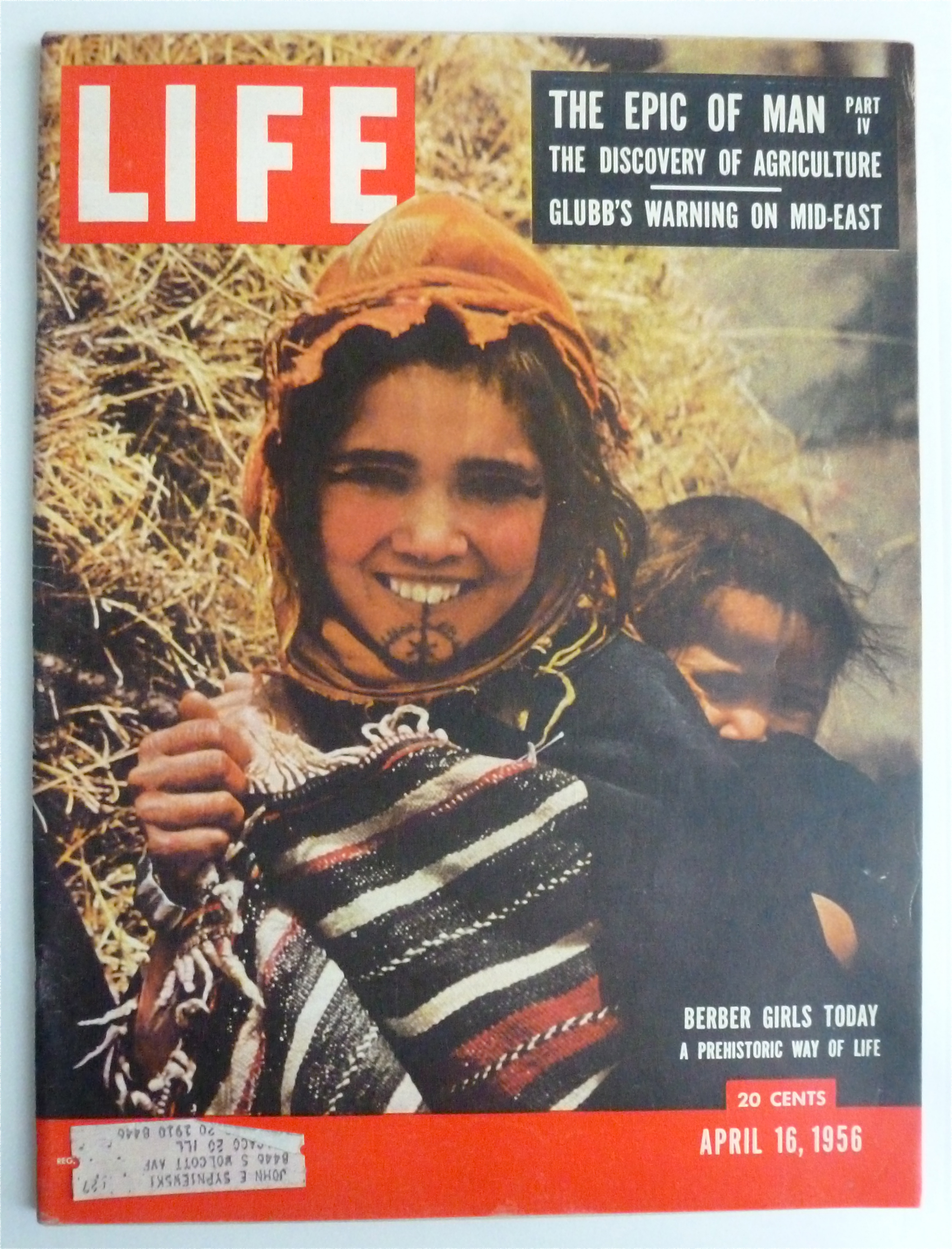 Life Magazine-April 16, 1956-Berber Girls Today