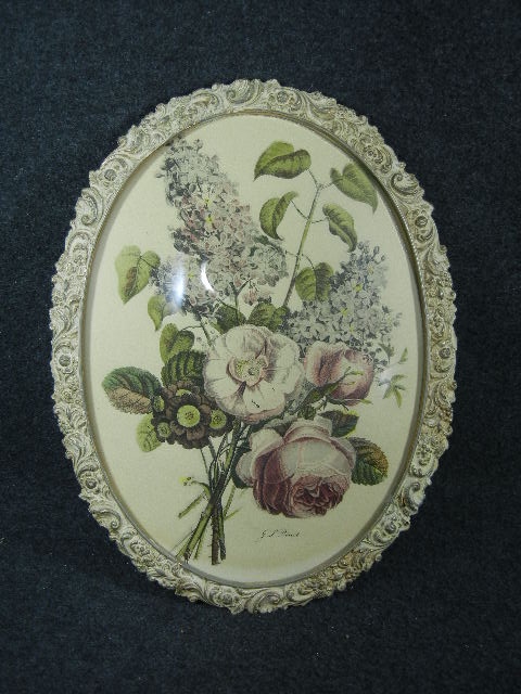 j. l. Prevost Botanical Print in metal frame