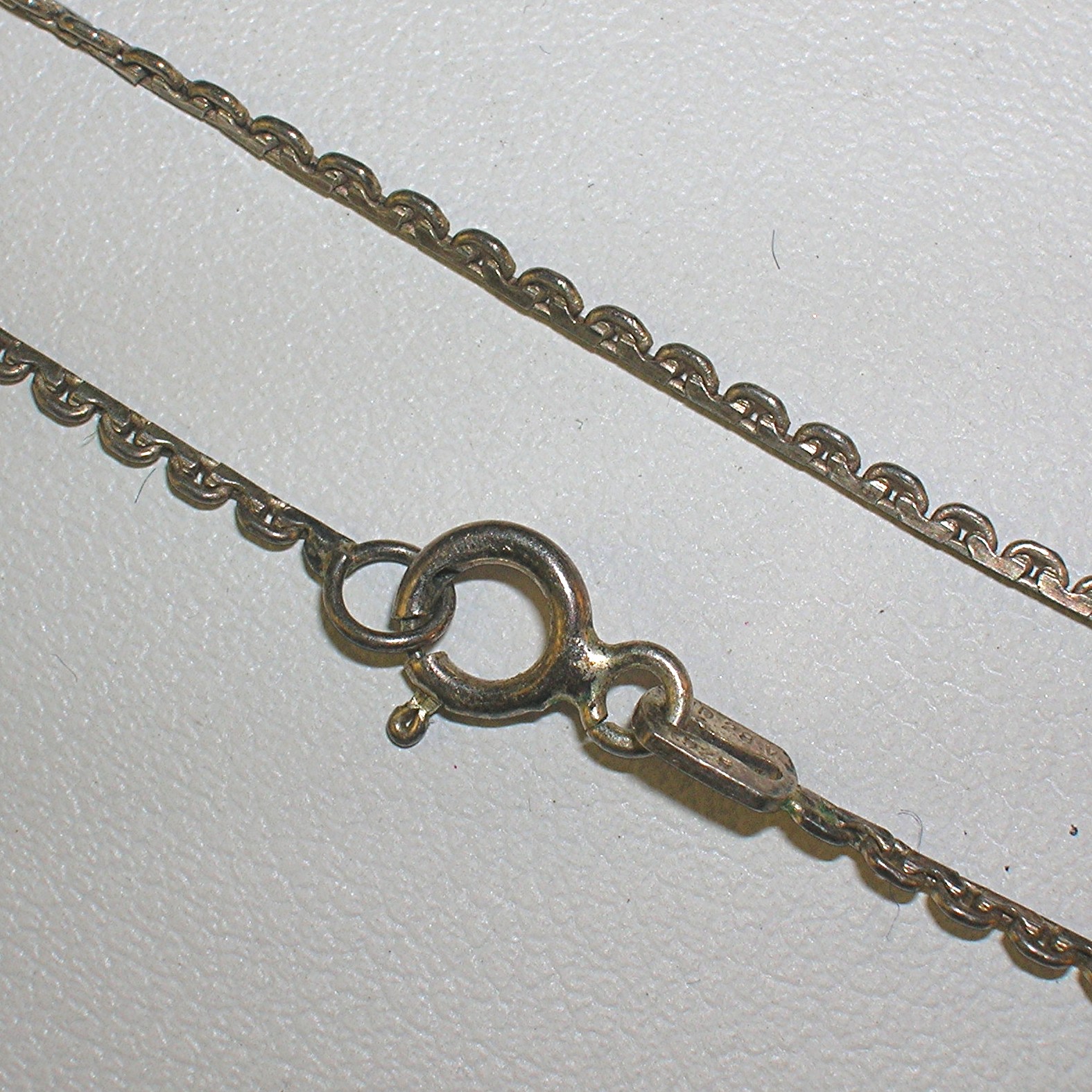 4 Sterling Silver Necklaces 1 Pearl 1 Glass 2 Silverto.