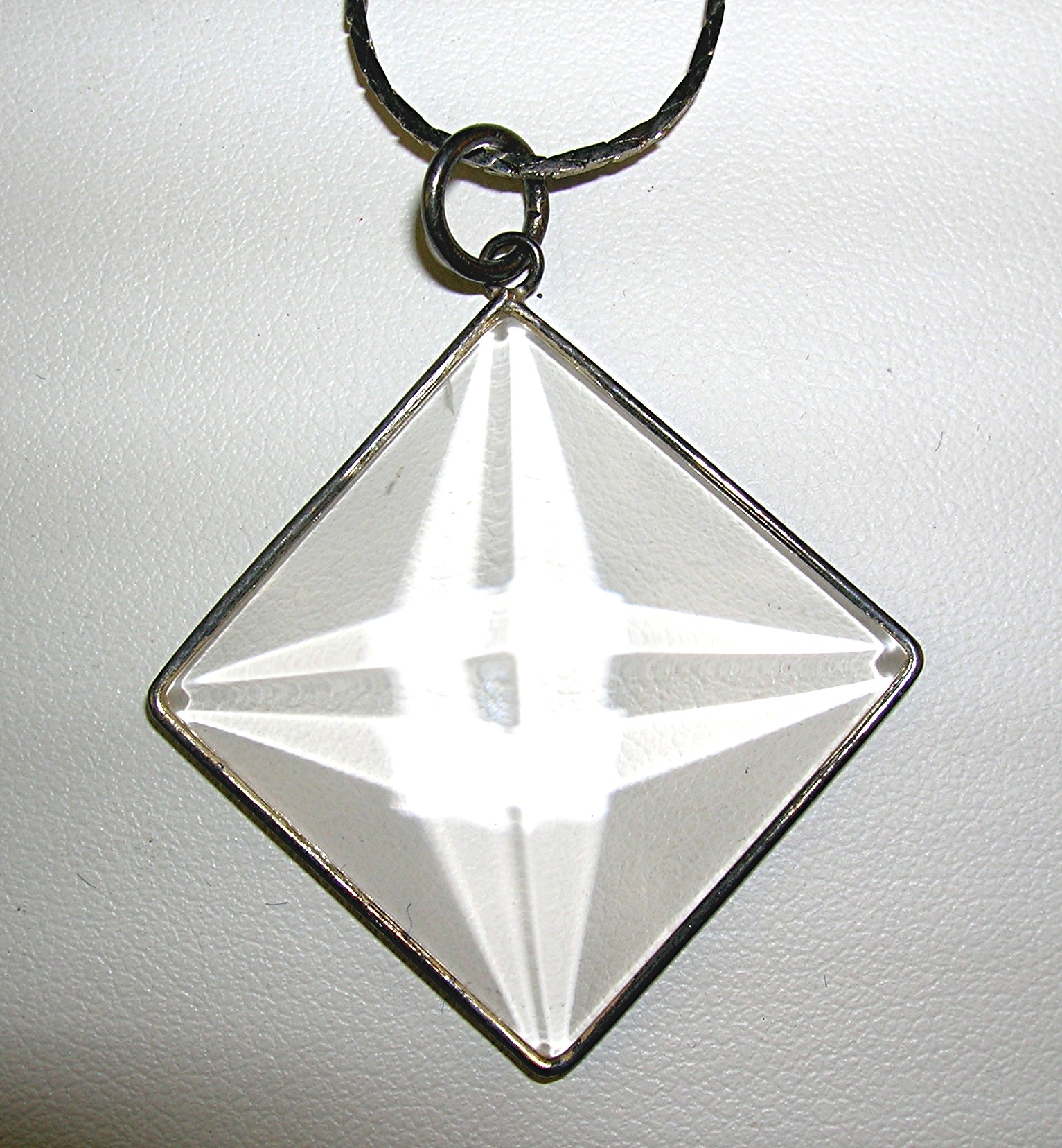 4 Sterling Silver Necklaces 1 Pearl 1 Glass 2 Silverto.