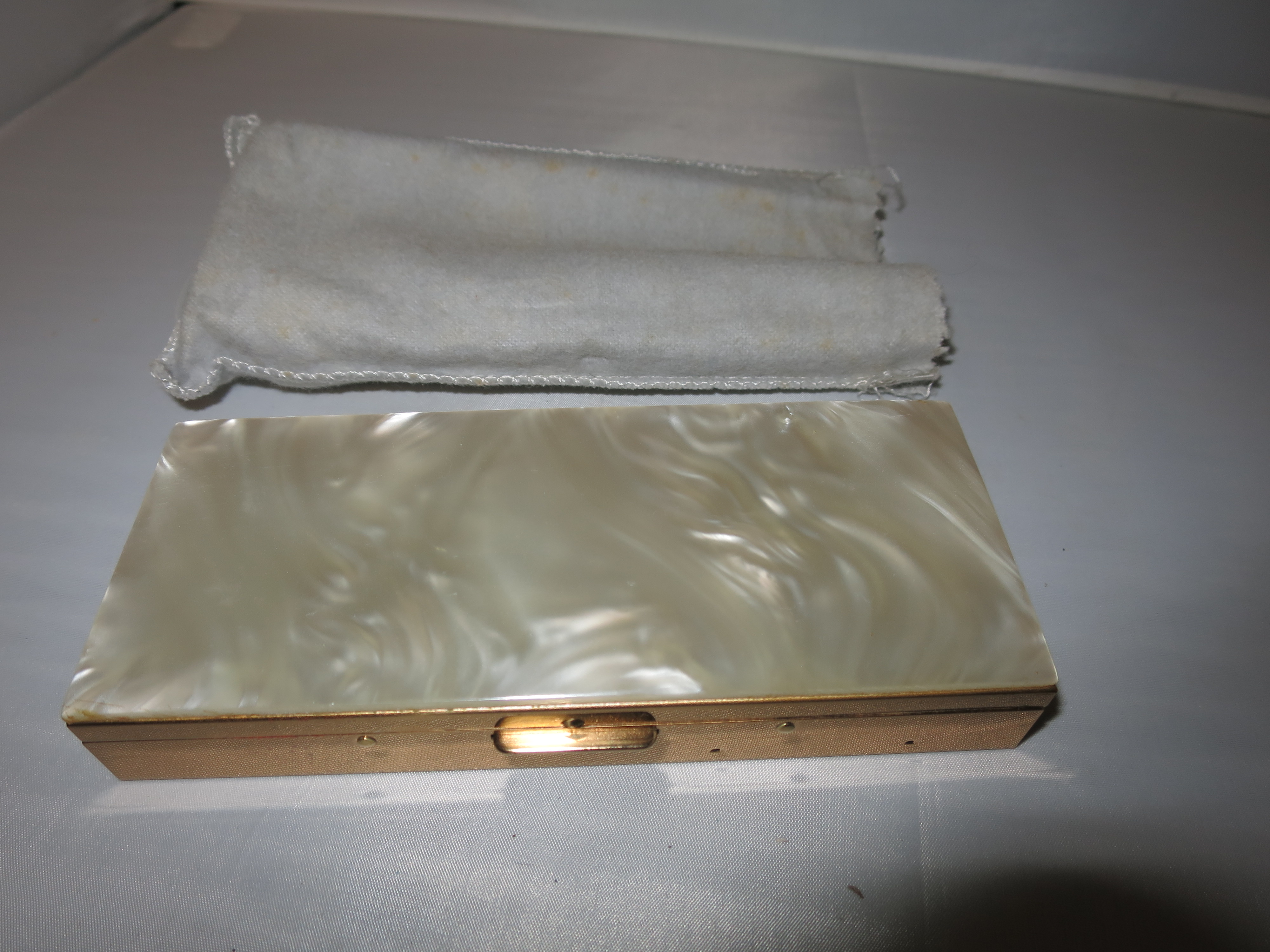 Cigarette Case with Lighter Match Compartment