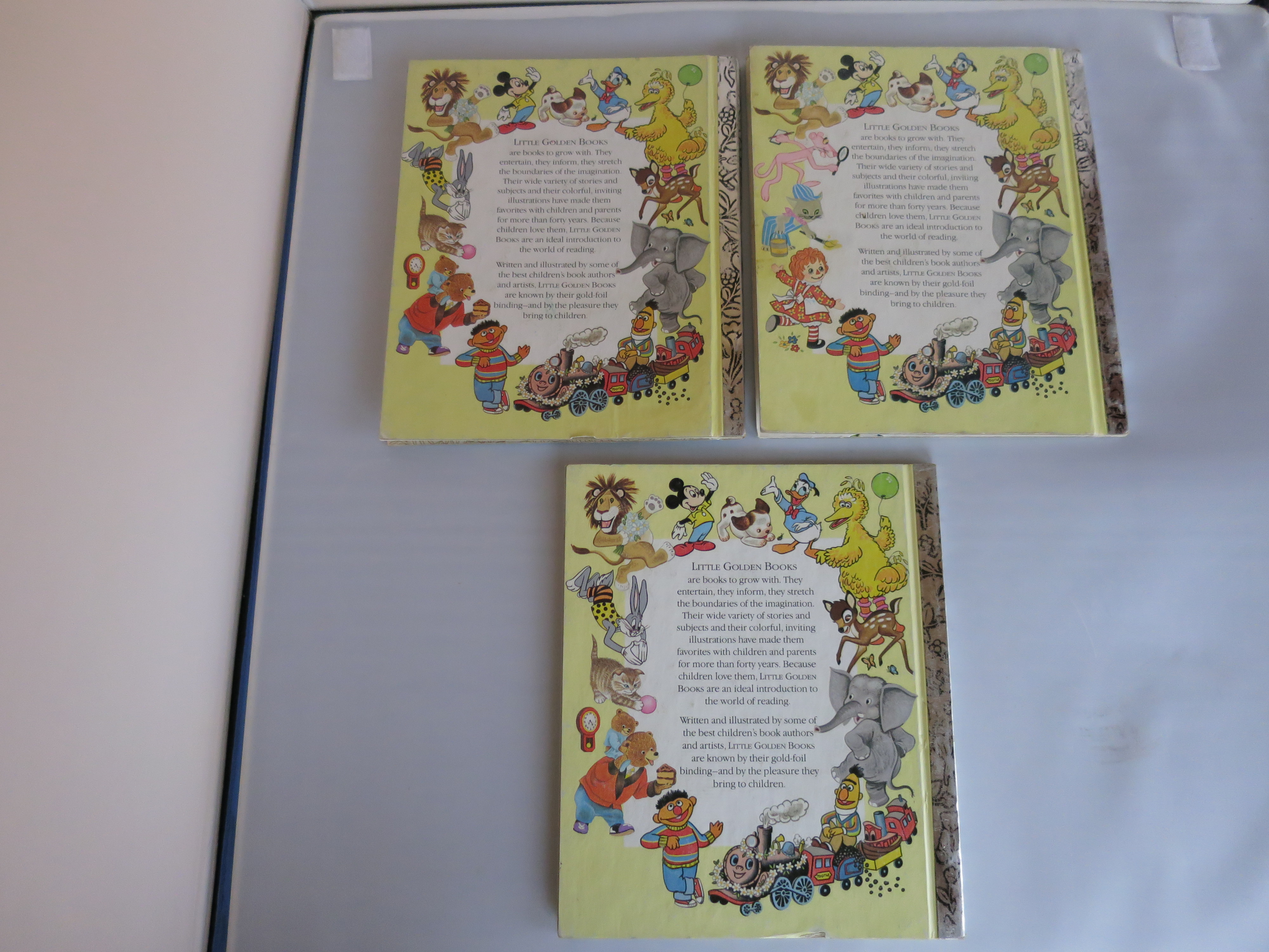 A Little Golden Books set of three Mickey Jack Bambi