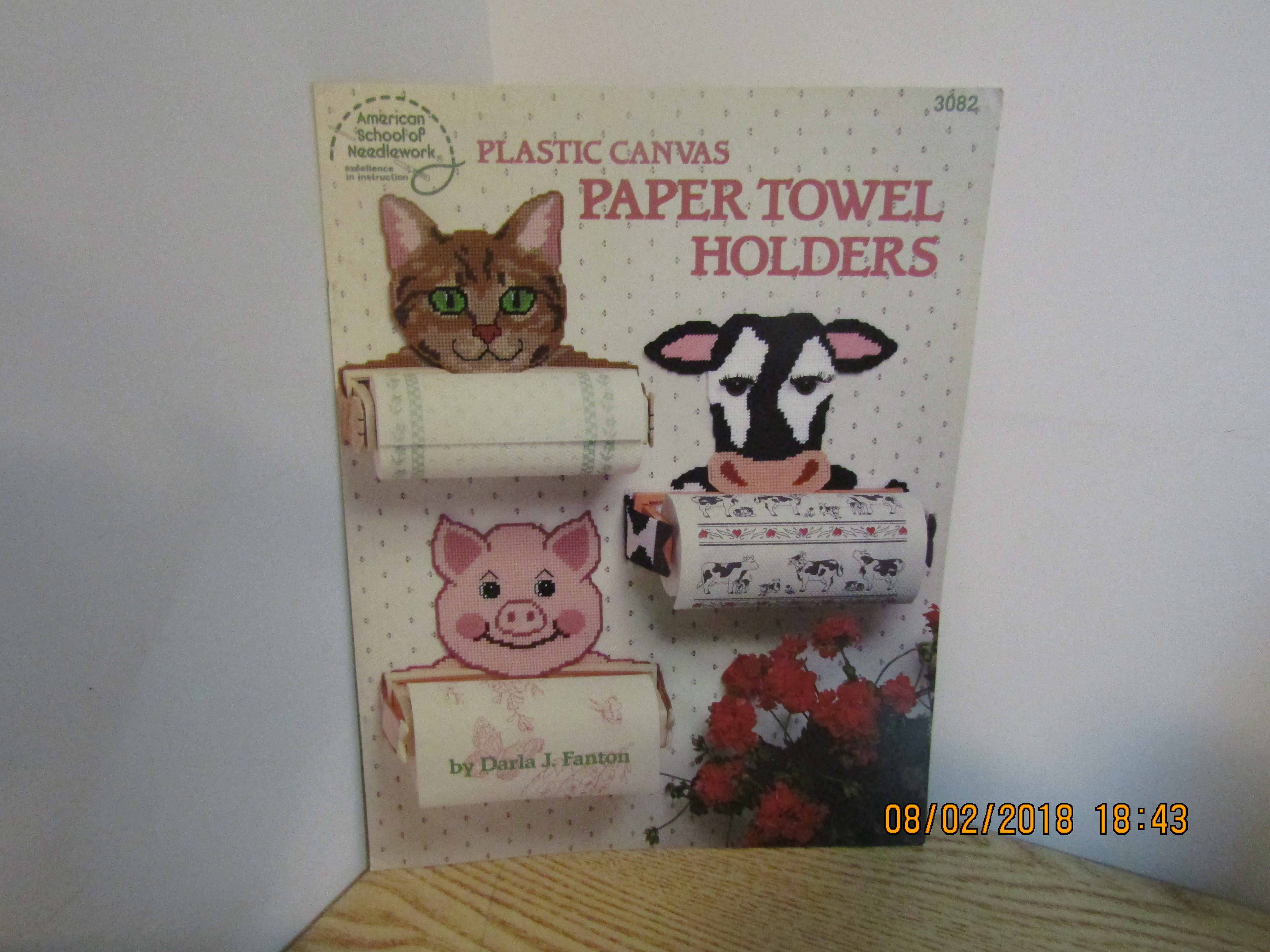 ASN Plastic Canvas Paper Towel Holders  #3082