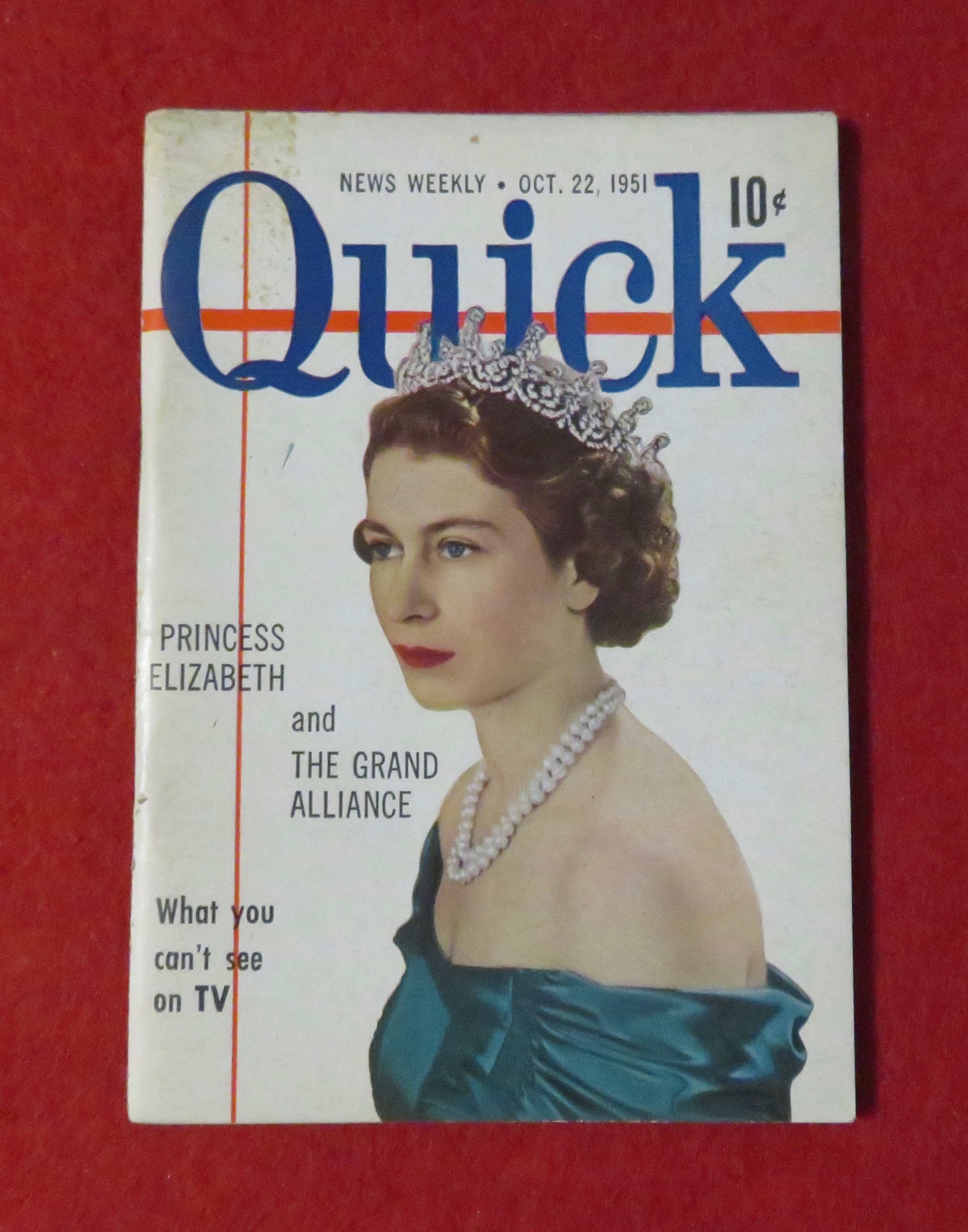 Quick News Weekly Magazine October 22, 1951