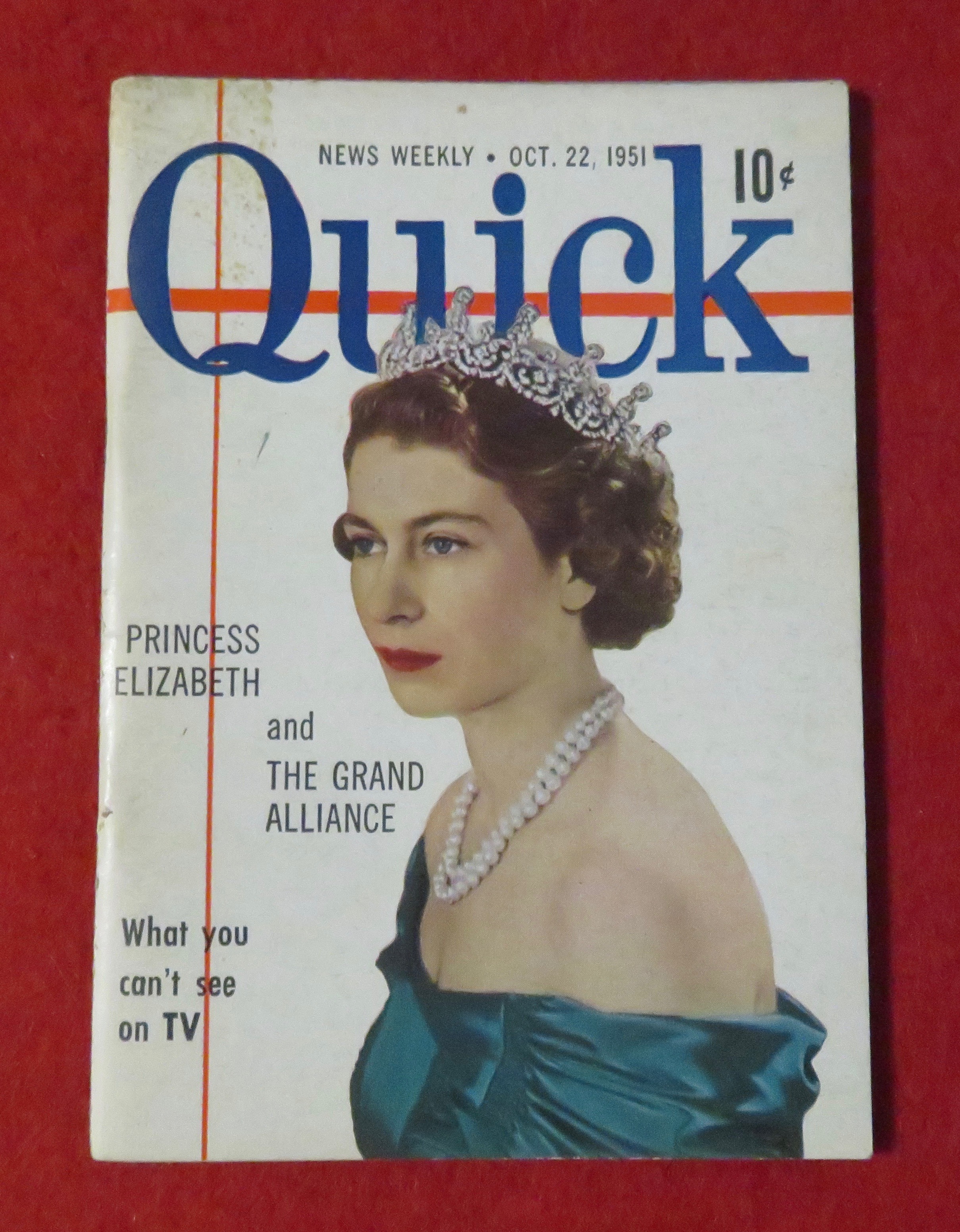 Quick News Weekly Magazine October 22, 1951