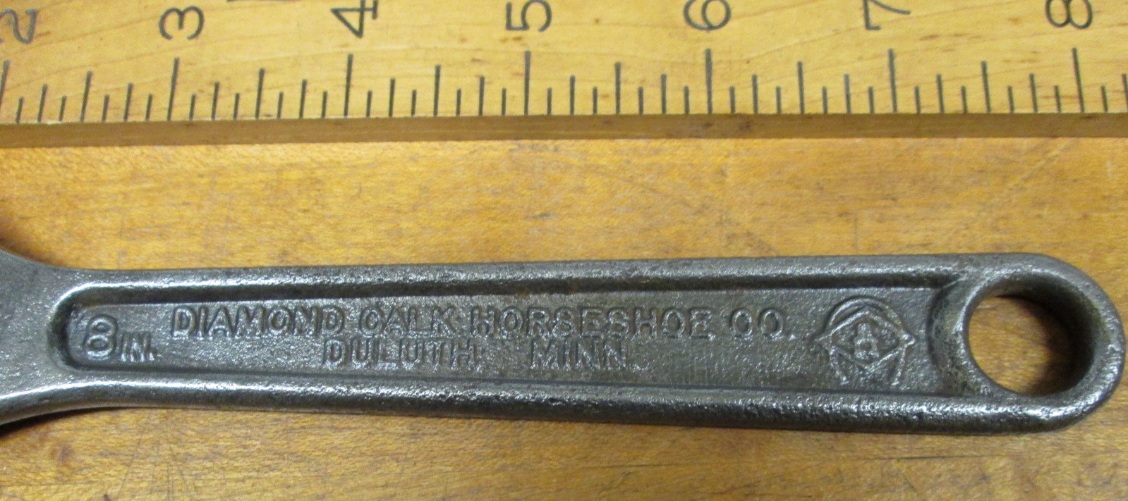 Diamond Horseshoe Adjustable Wrench 8 inch