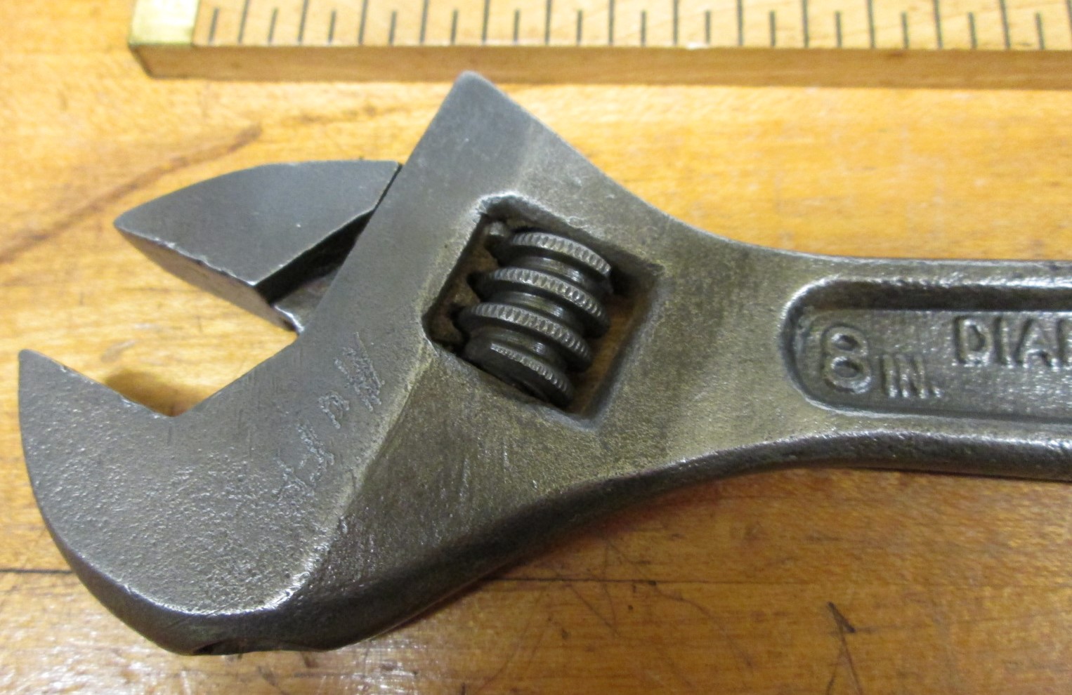 Diamond Horseshoe Adjustable Wrench 8 inch