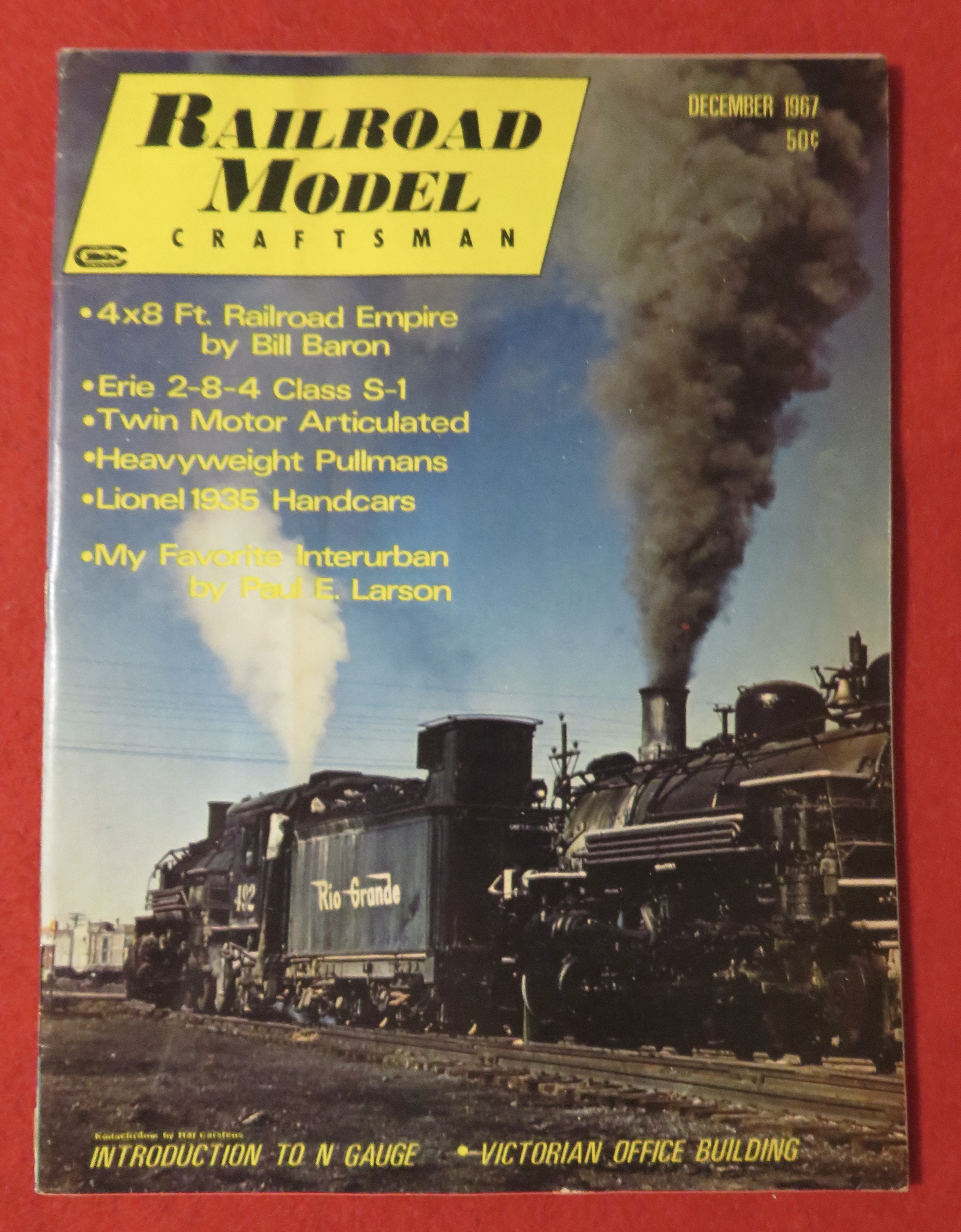Railroad Model Craftsman Magazine December 1967