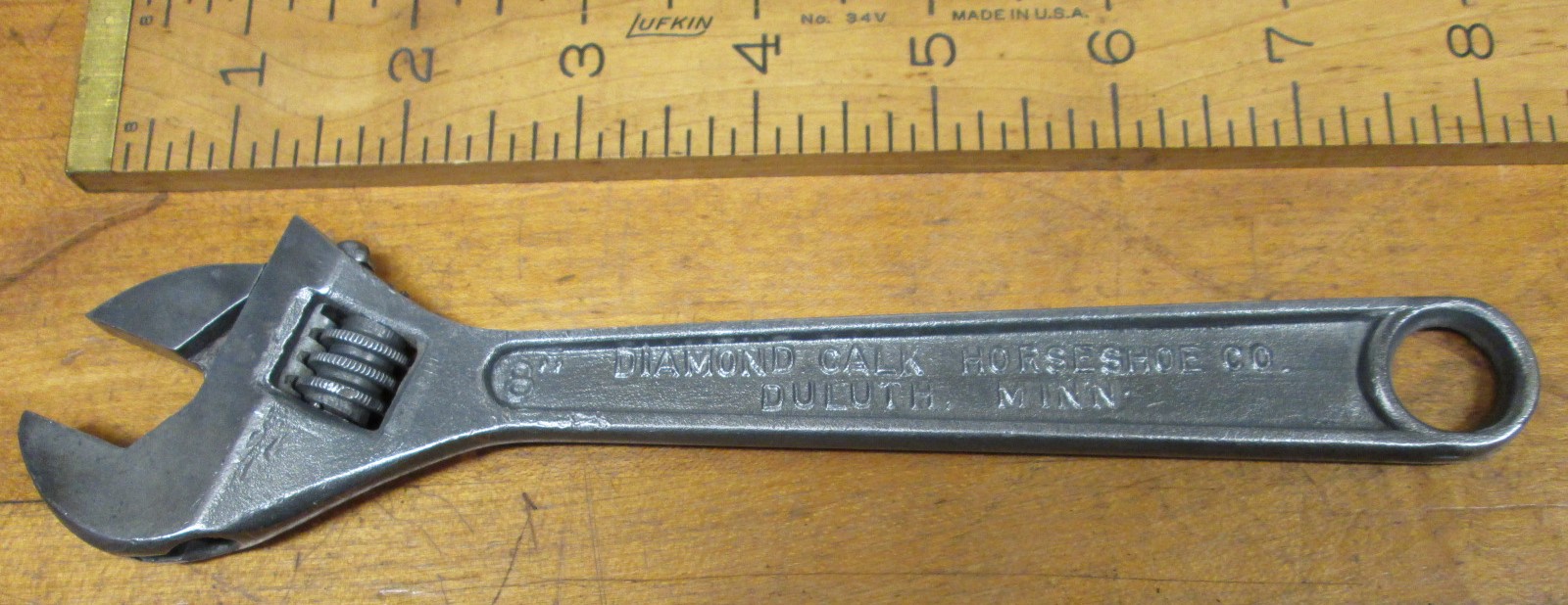 Diamond Horseshoe Adjustable Wrench 8 inch