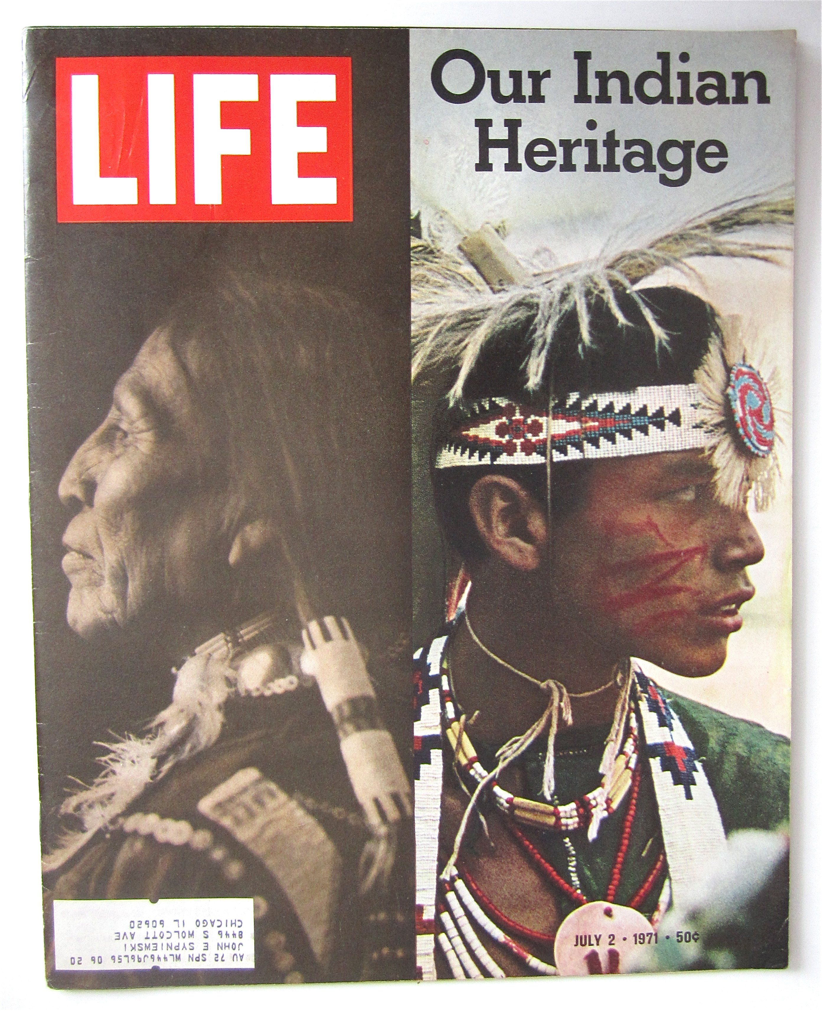 Life  Magazine July 2, 1971 Our Indian Heritage