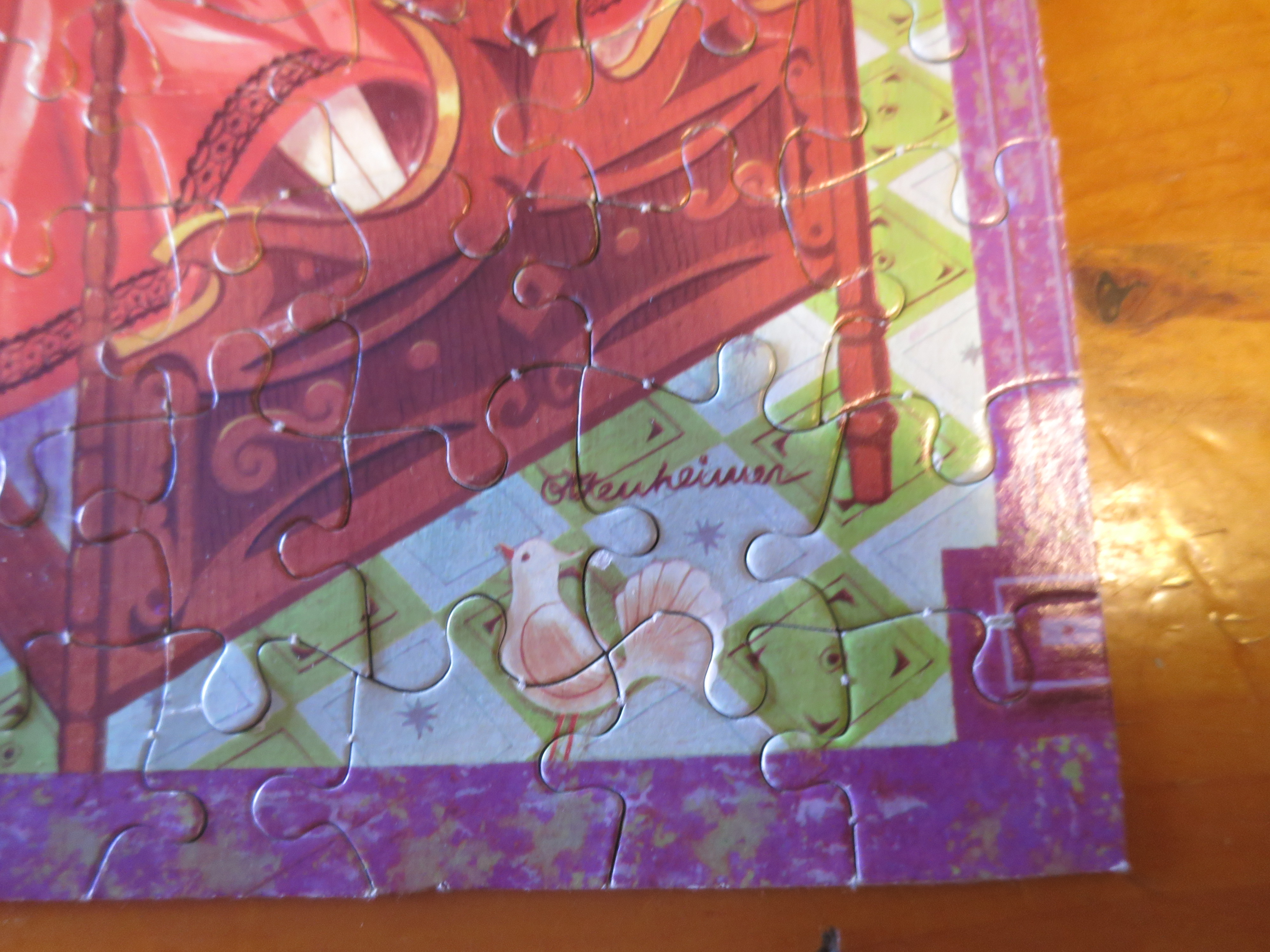 Sleeping Beauty Puzzle Storyland vintage 1960s