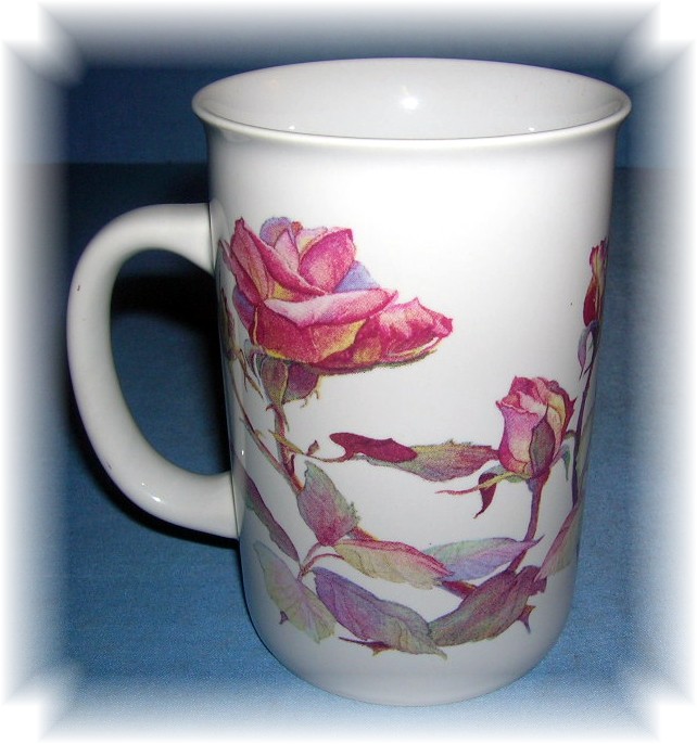 Rose Garden tea coffee mug 1990