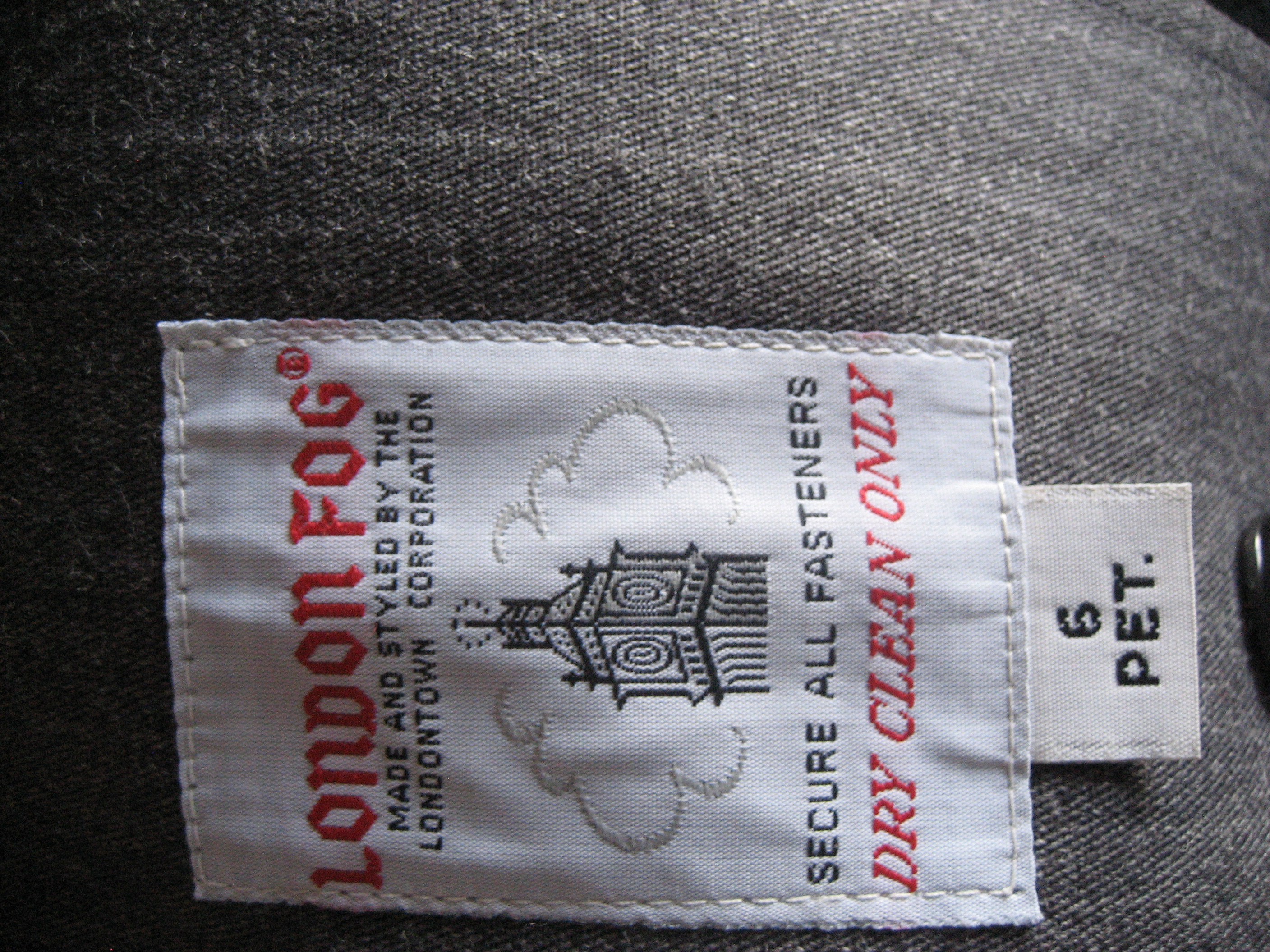 London Fog Lined Rain Coat