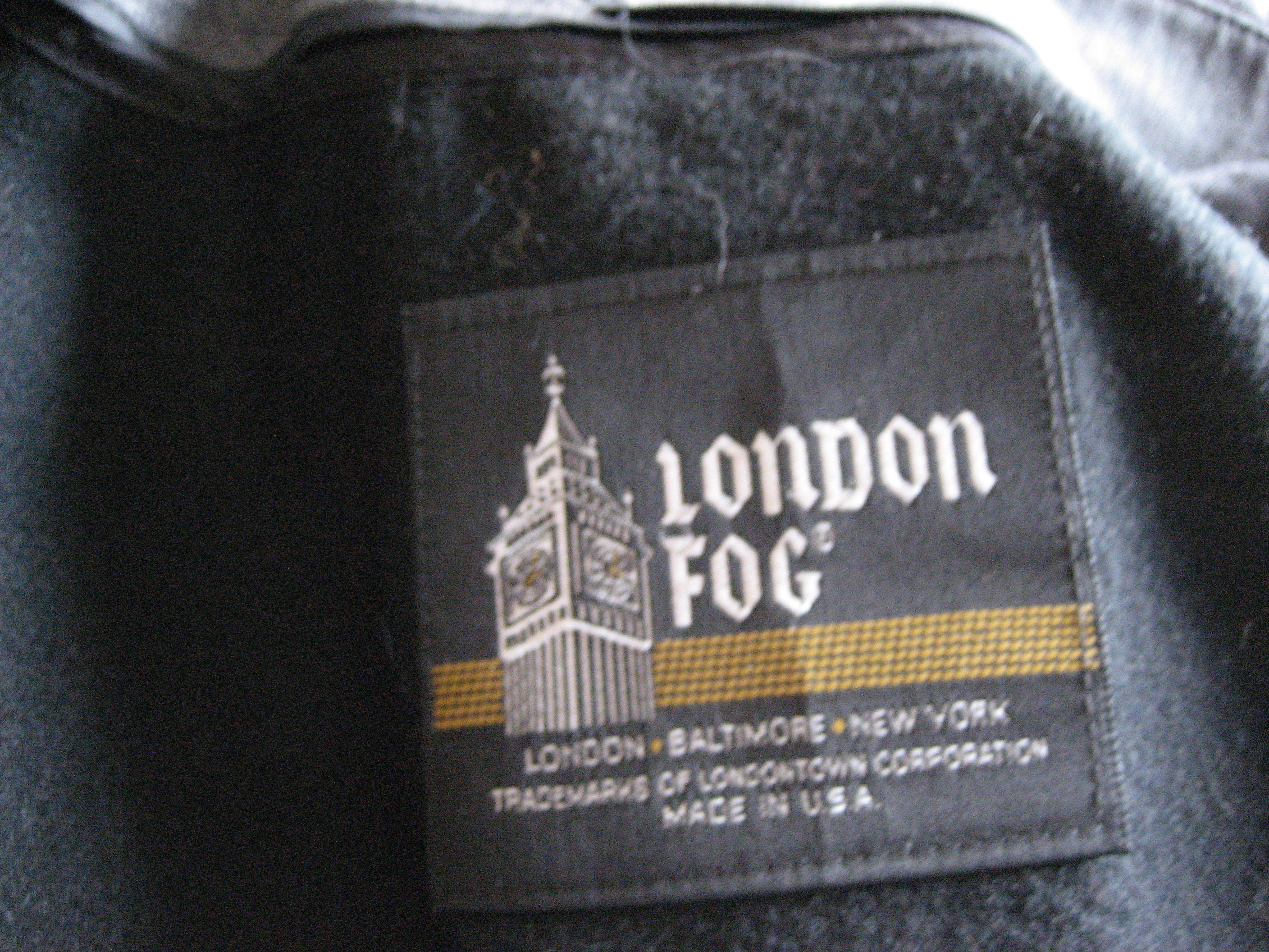 London Fog Lined Rain Coat