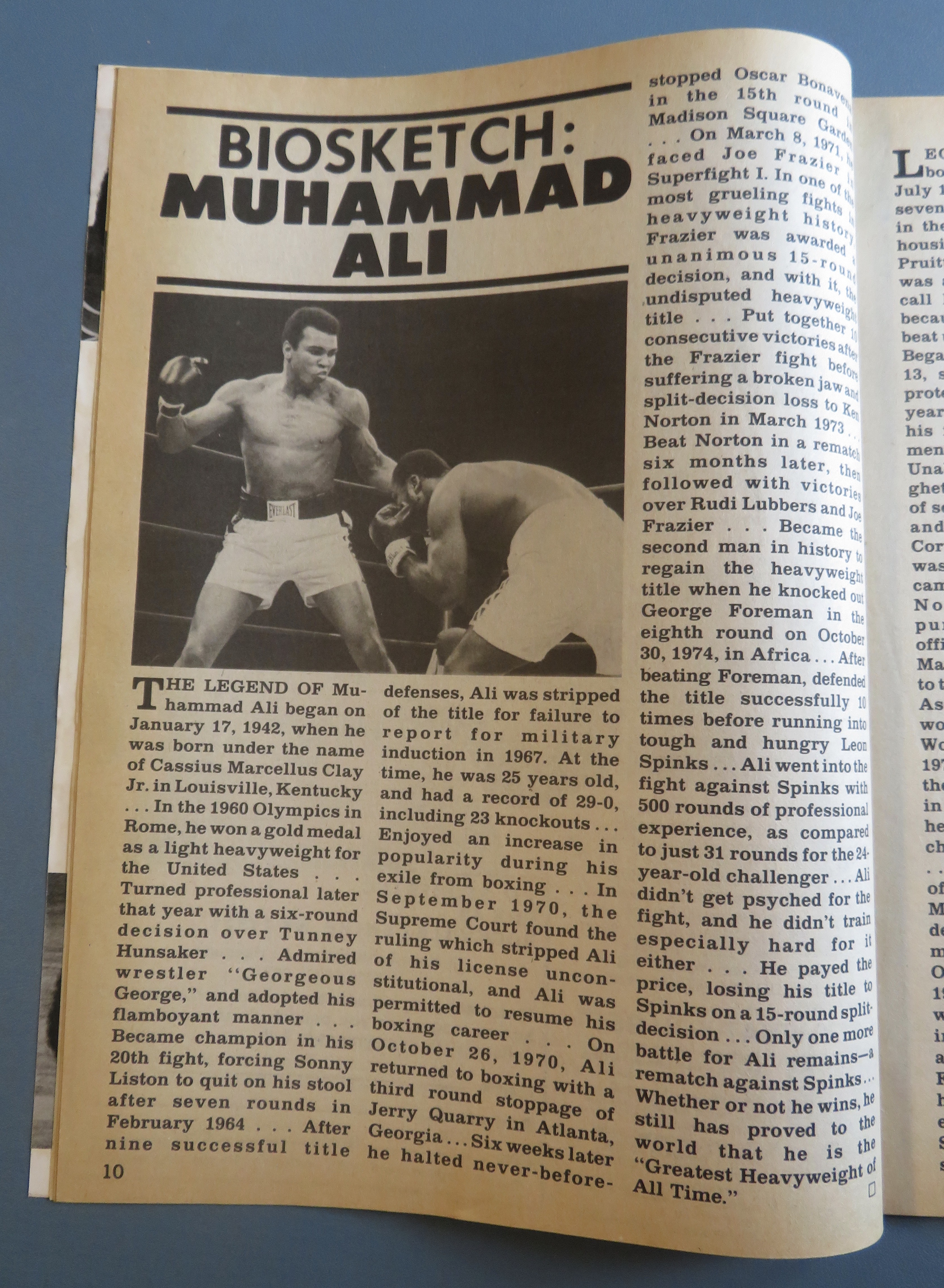 Muhammad Ali Magazine 1978 The Legend Lives On