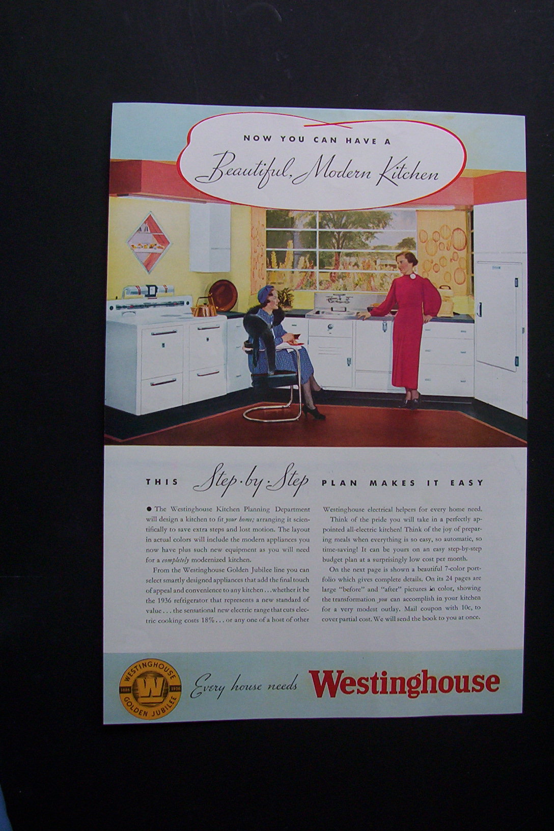 1936 Westinghouse Kitchen Planning Dept w/Women Talking