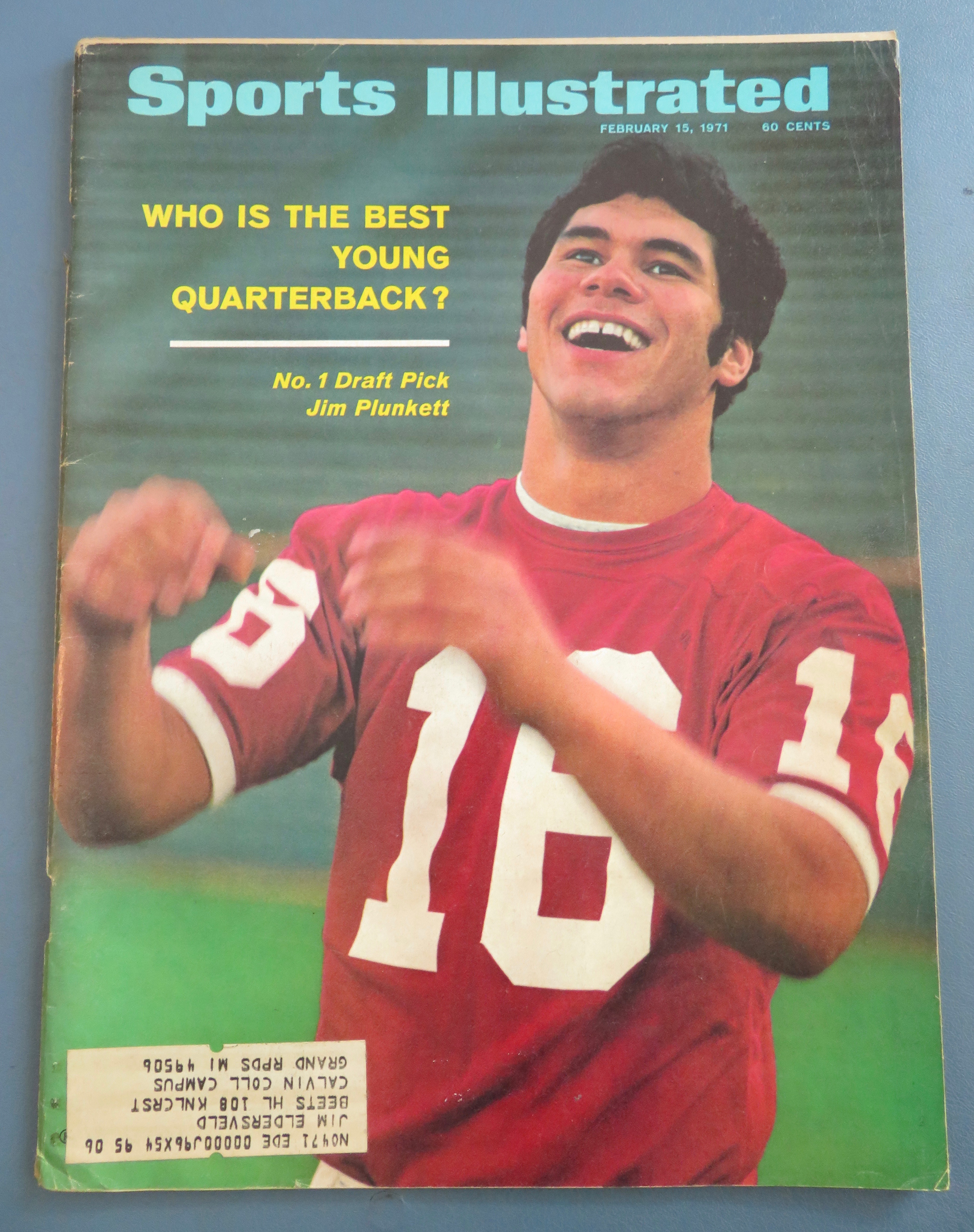 Sports Illustrated-Febuary 15, 1971-Jim Plunkett