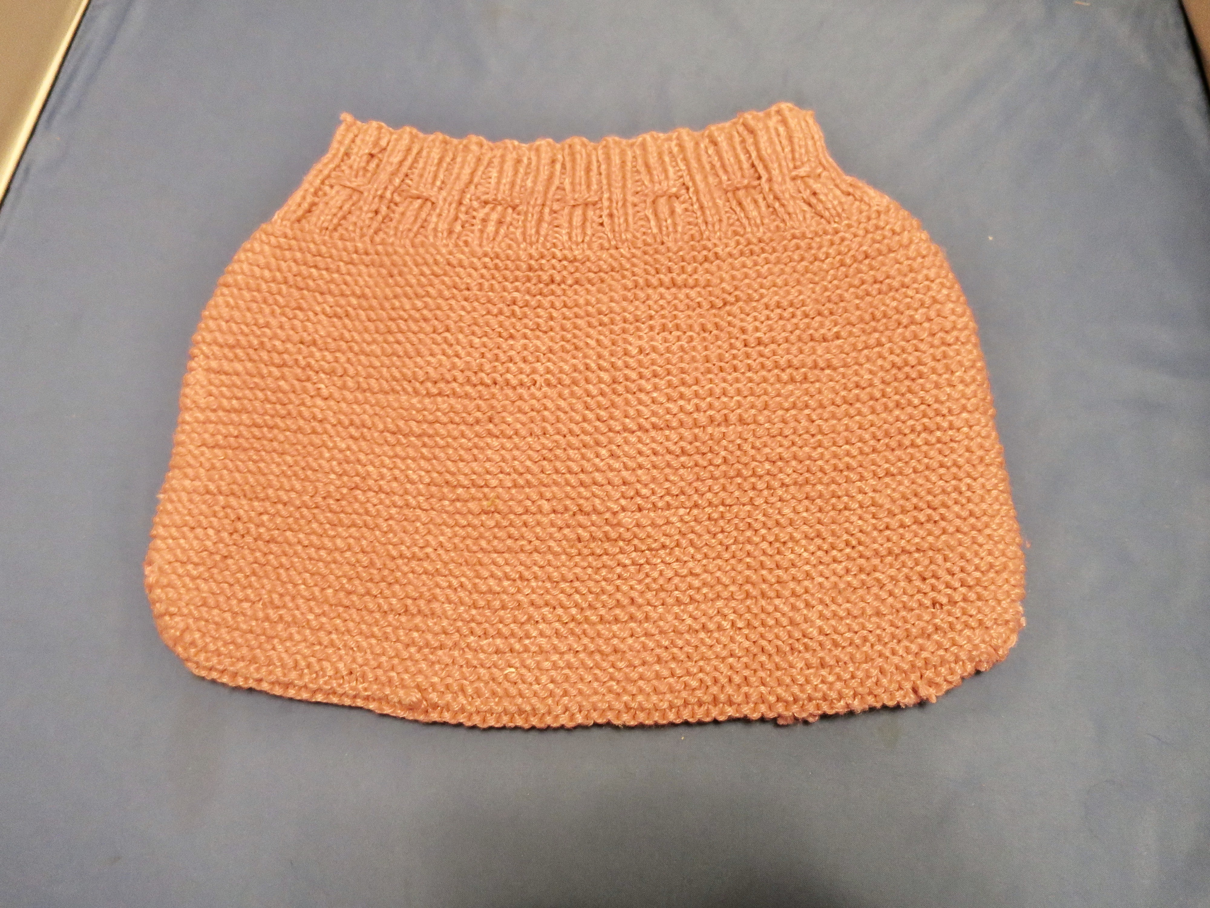 Diaper Pamper pantaloons cover Pink Hand Knit Vintage 1960s