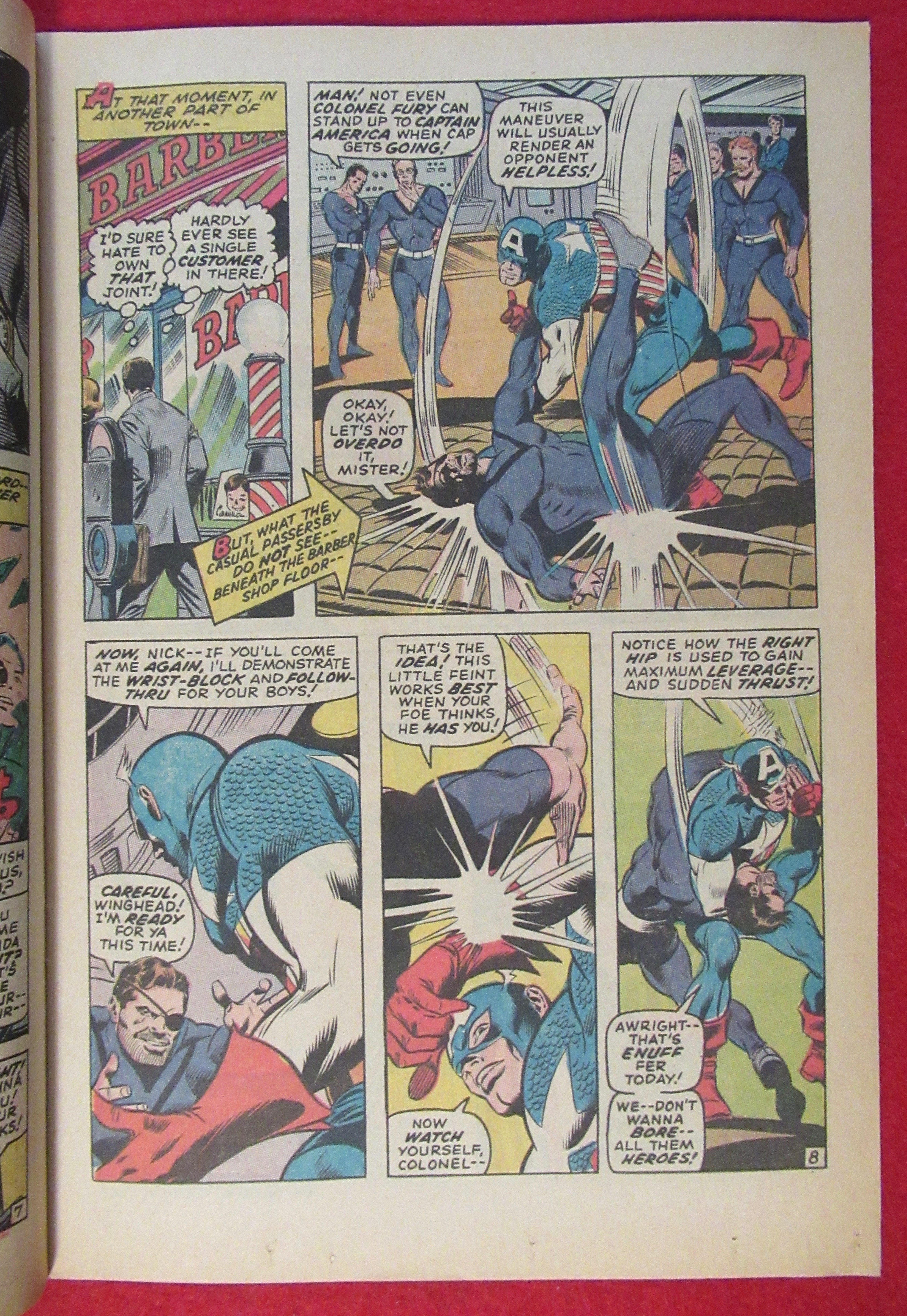 Captain America Comic March 1970 Suprema