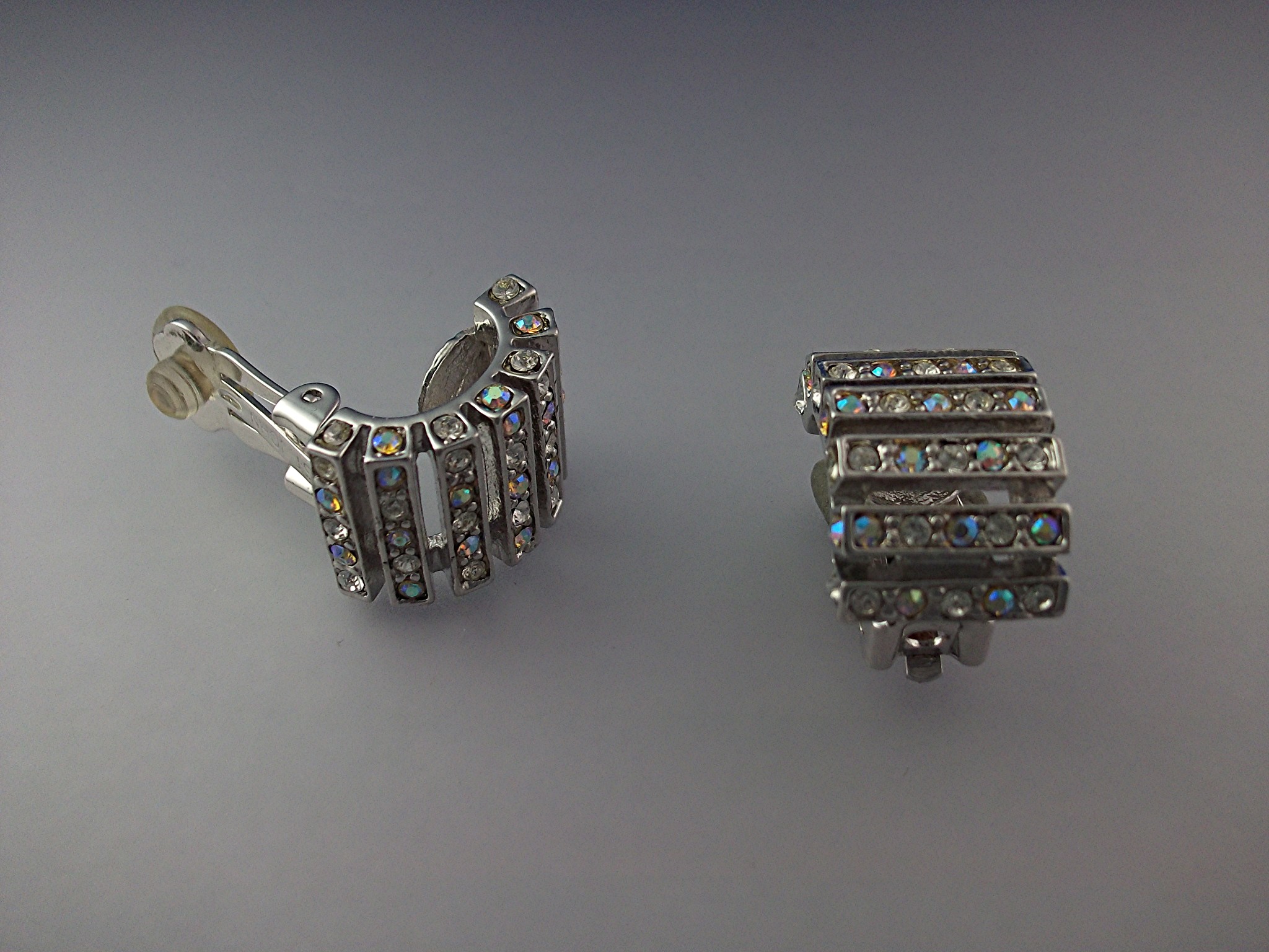 Earrings ST JOHN Borealis Crystal Clip On