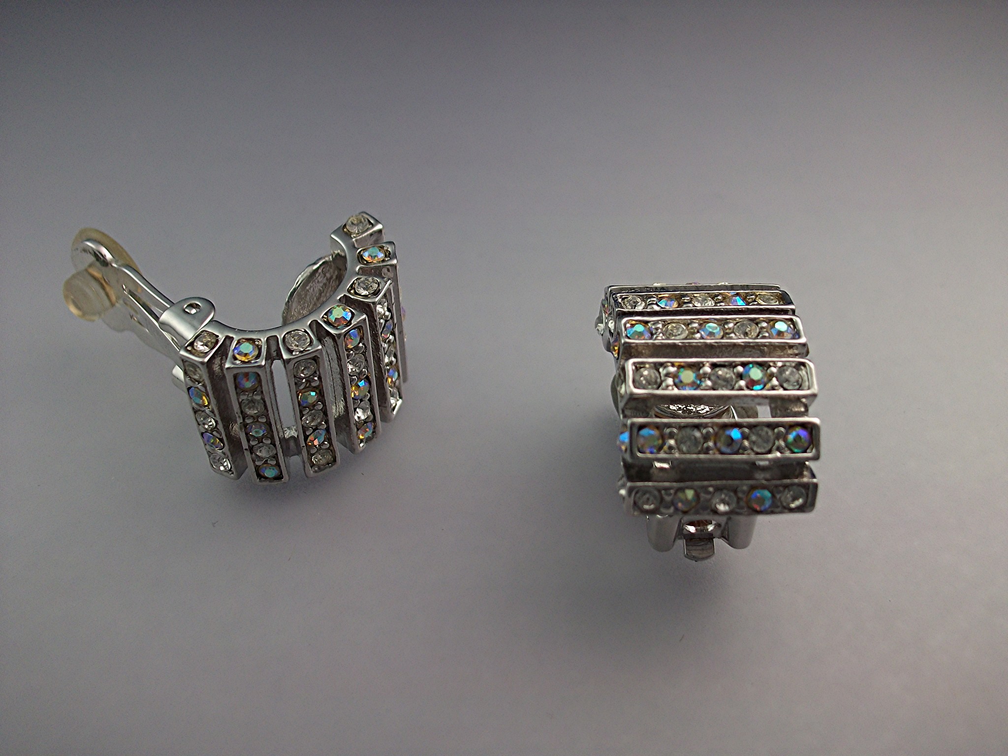 Earrings ST JOHN Borealis Crystal Clip On