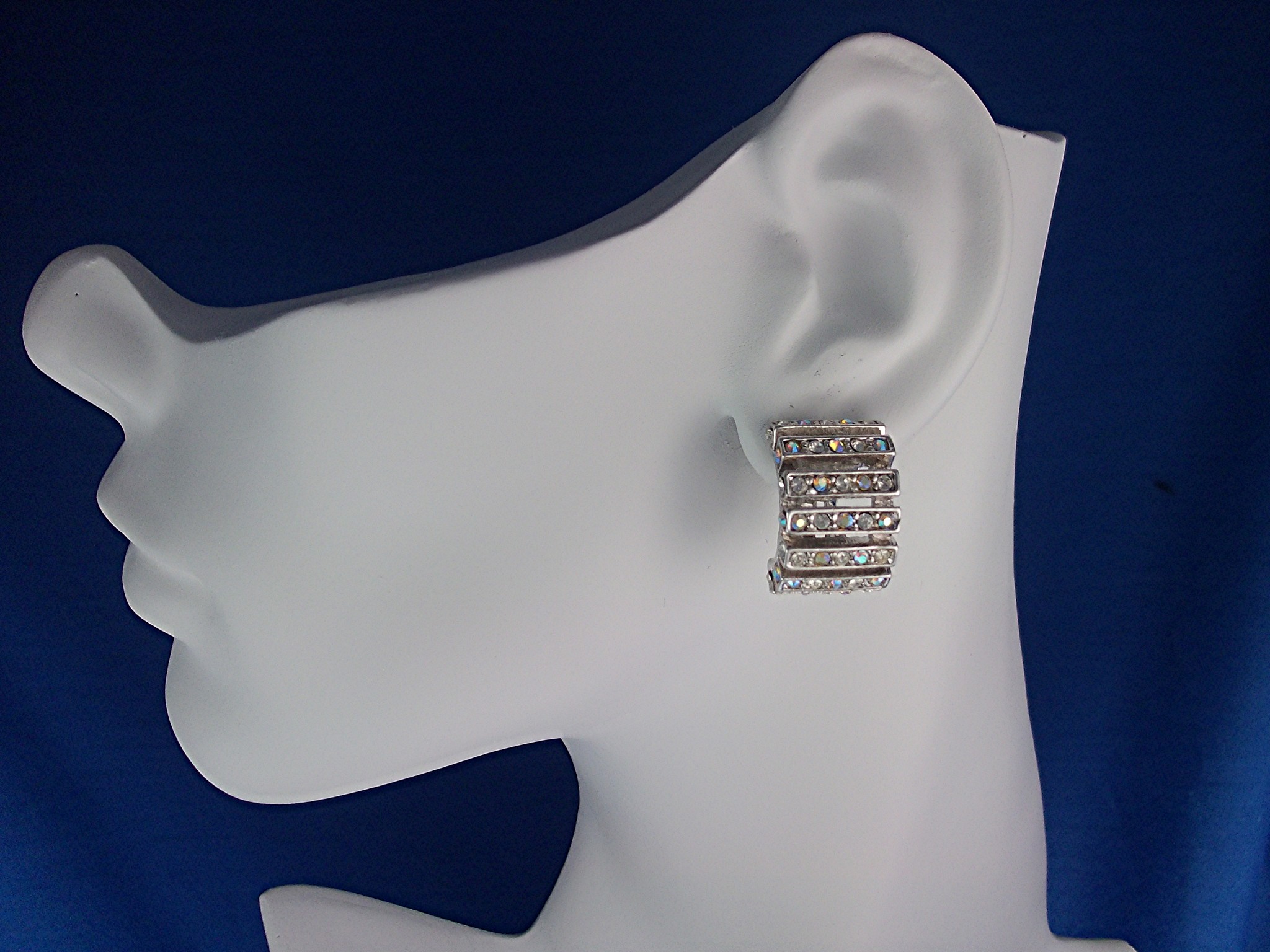Earrings ST JOHN Borealis Crystal Clip On