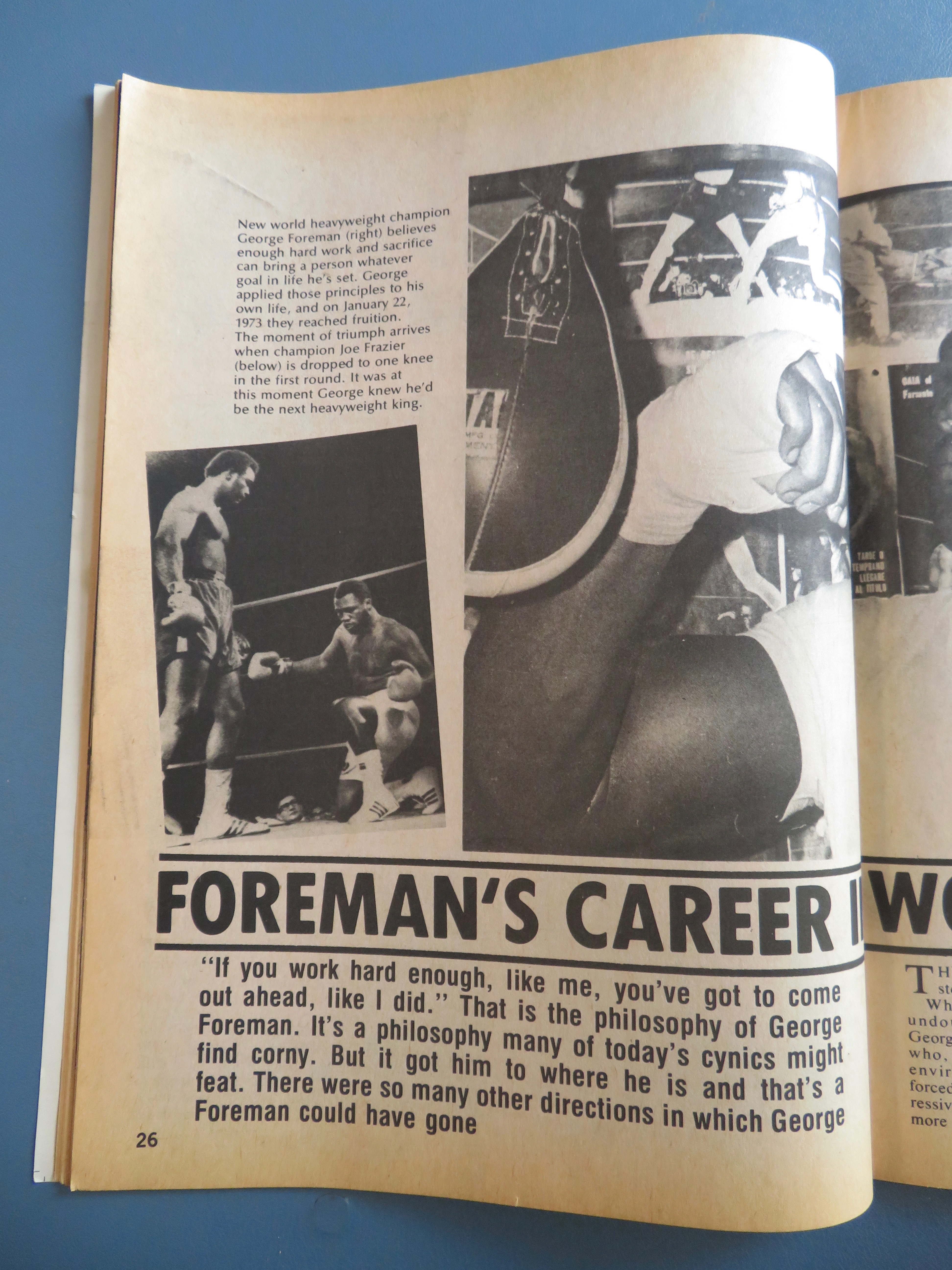 Big Book Of Boxing Magazine October 1974 Ali/Joe