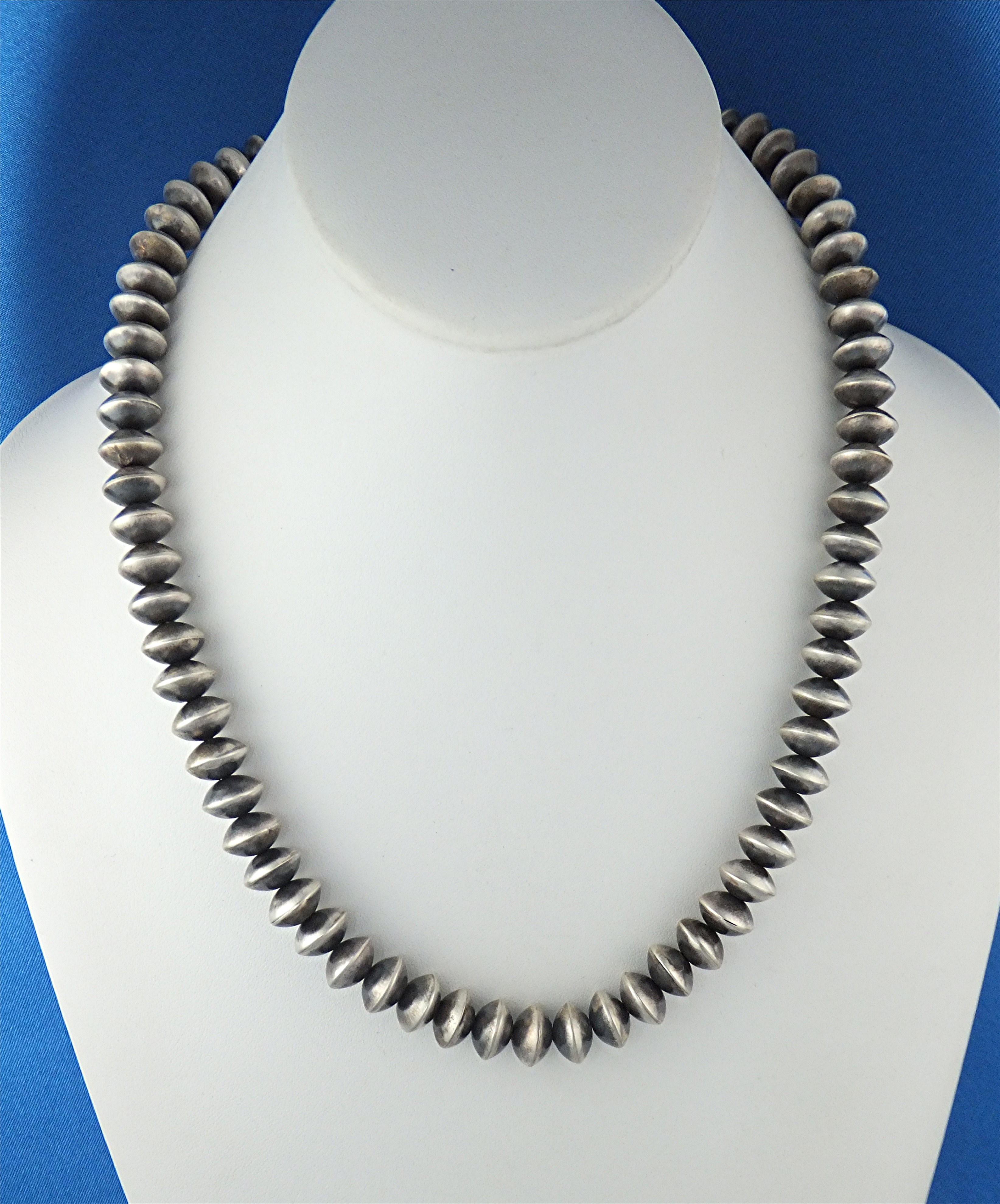 Native American Sterling Silver Hand Made Beads. S