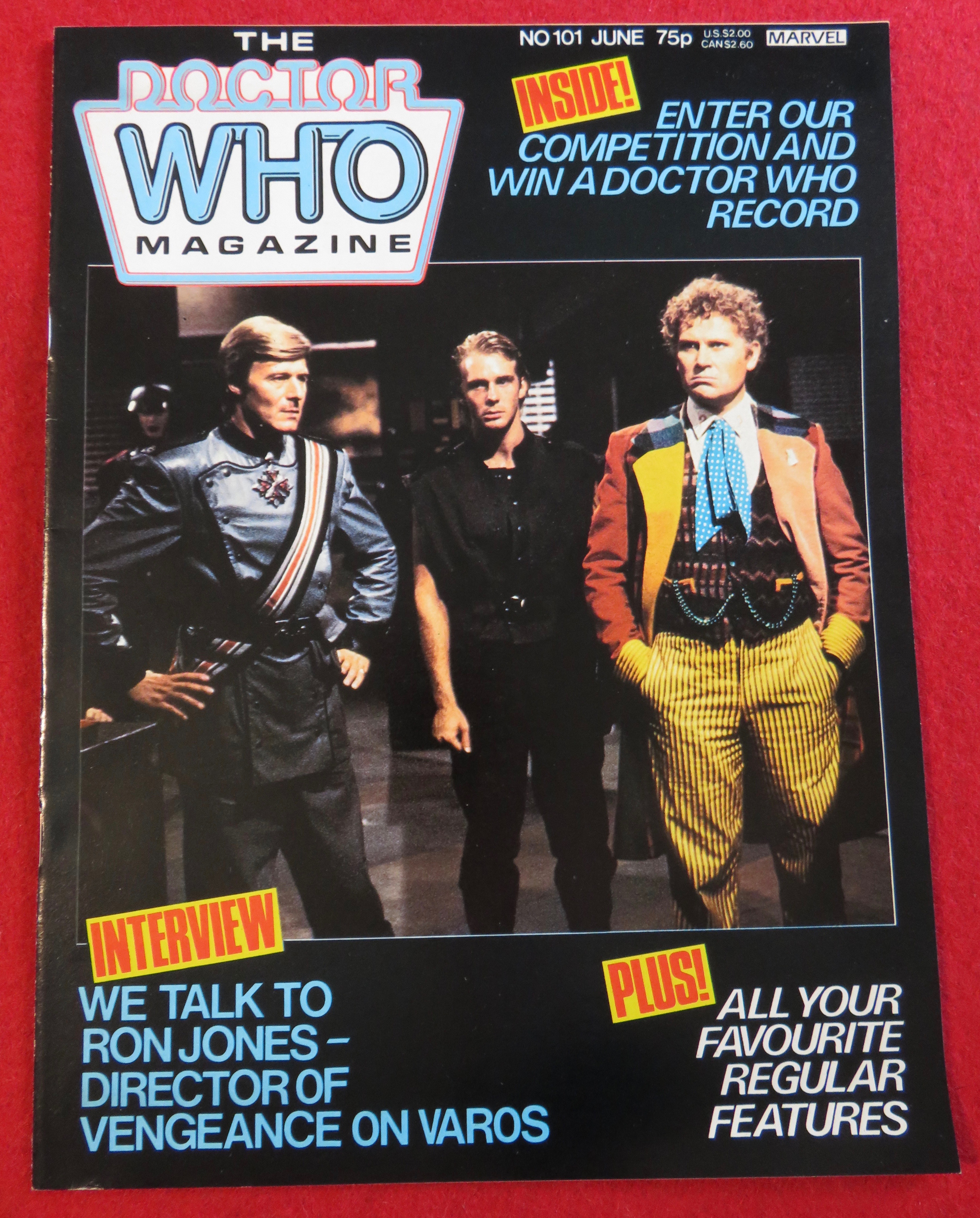 Doctor (Dr) Who Magazine June 1985 Ron Jones