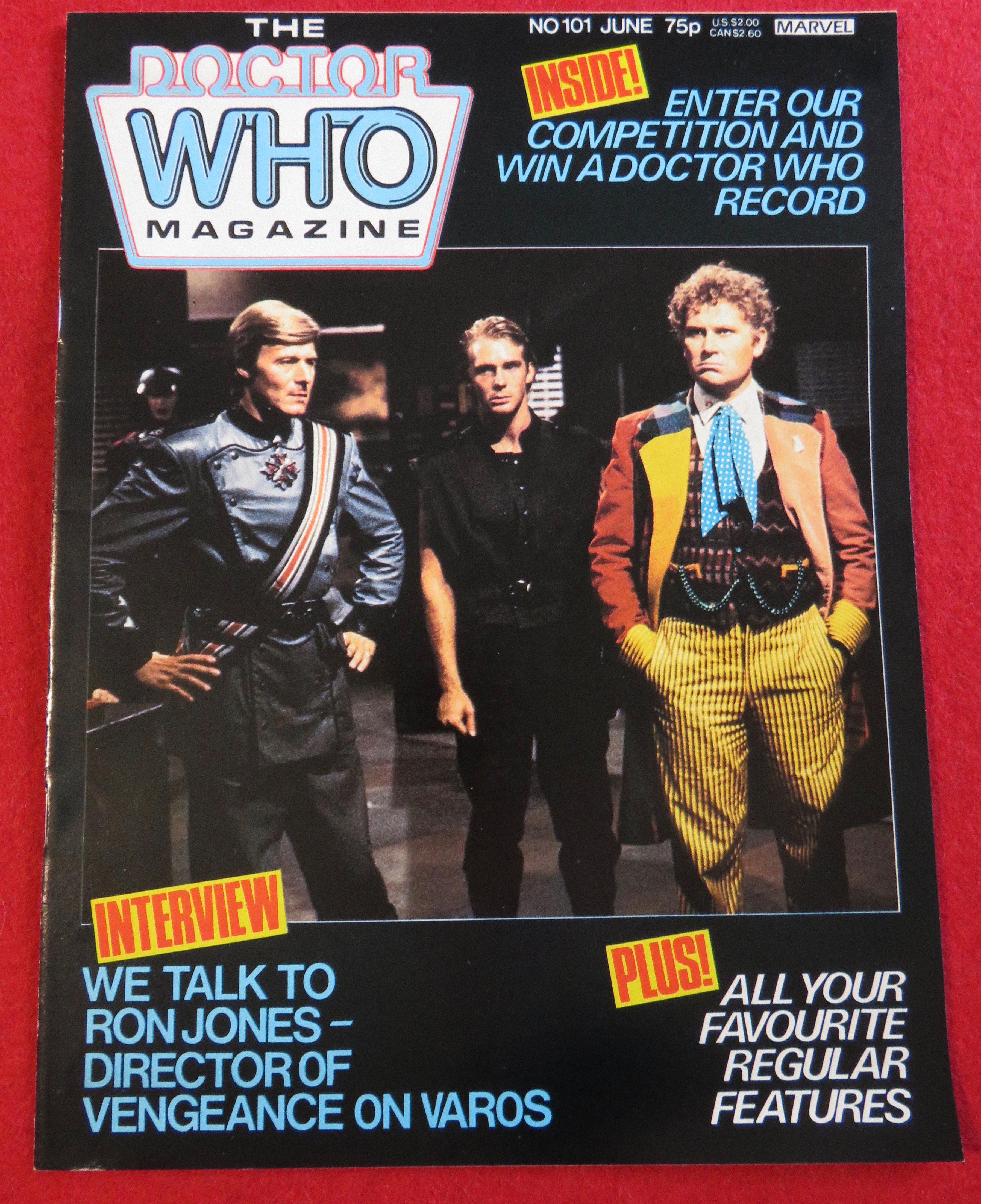 Doctor (Dr) Who Magazine June 1985 Ron Jones