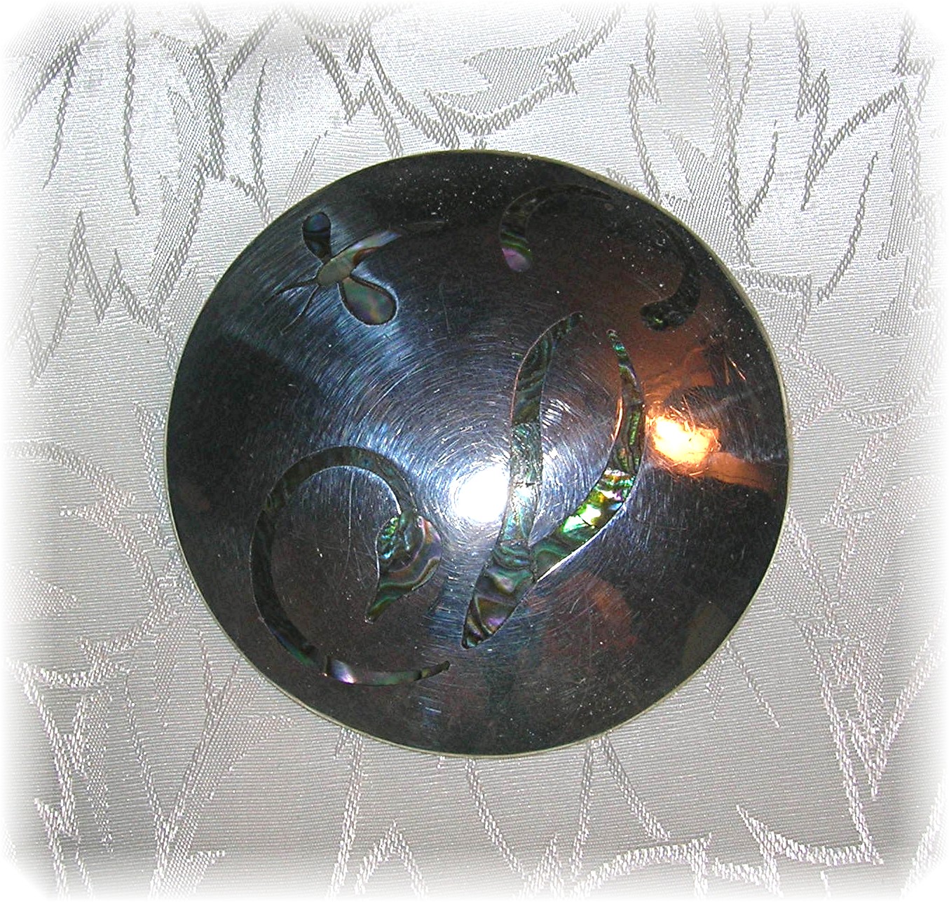2 1/4 Inch Sterling Silver Dragon Fly Mexican Brooch