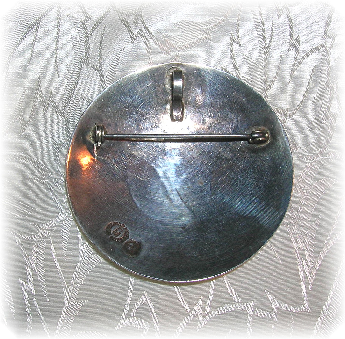 2 1/4 Inch Sterling Silver Dragon Fly Mexican Brooch