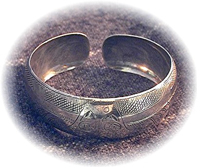 Open Ended Silver Cuff Bangle Bracelet