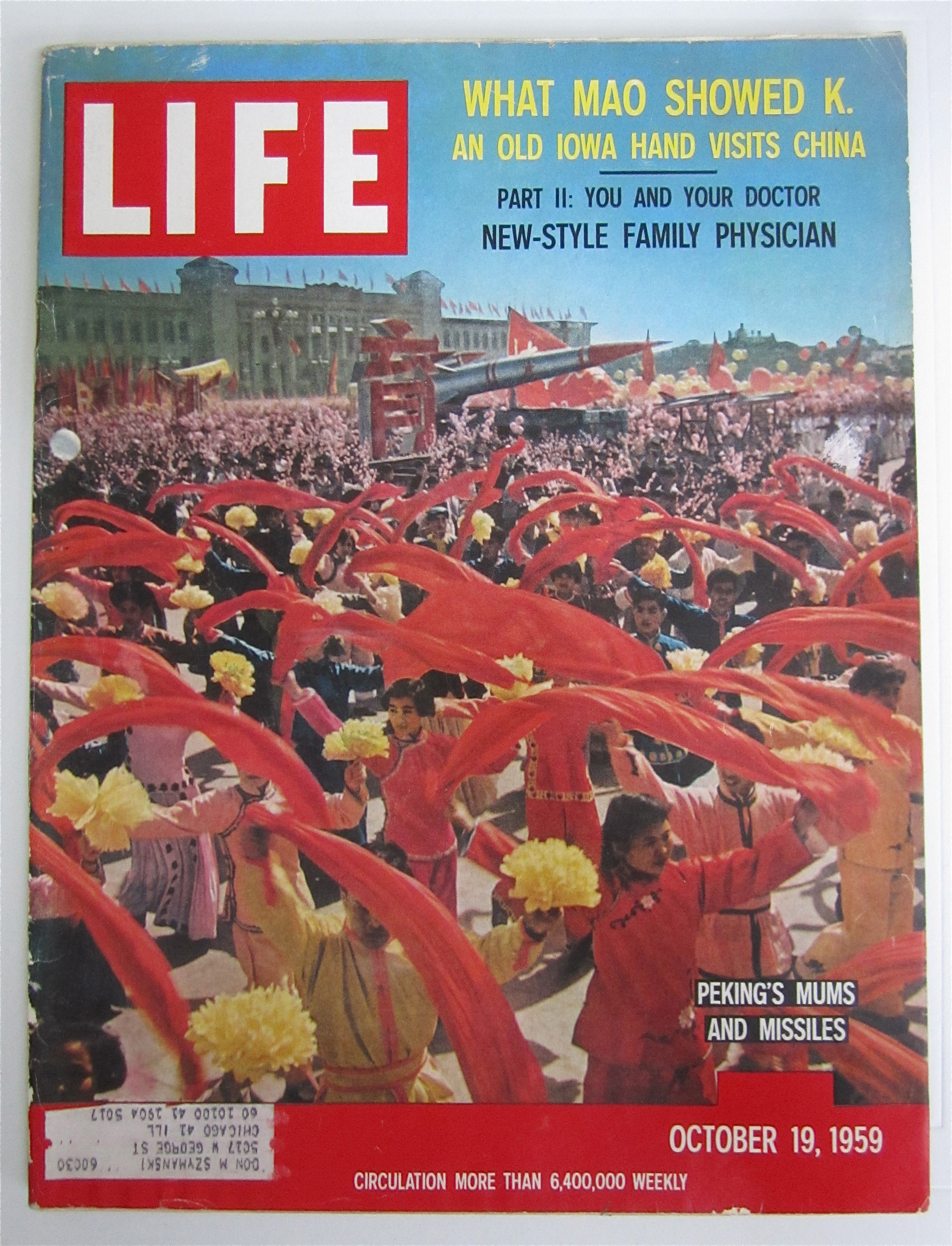 Life Magazine-October 19, 1959-Peking's Mums & Missiles